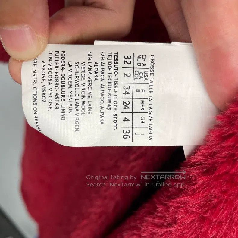 Max Mara Max Mara Red Overcoat Size XS / US 0-2 / IT 36-38 - 4 Thumbnail