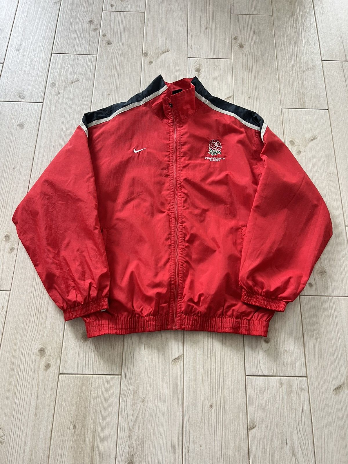 Nike Vintage Nike England Rugby Jacket Medium Size US M / EU 48-50 / 2 - 6 Thumbnail