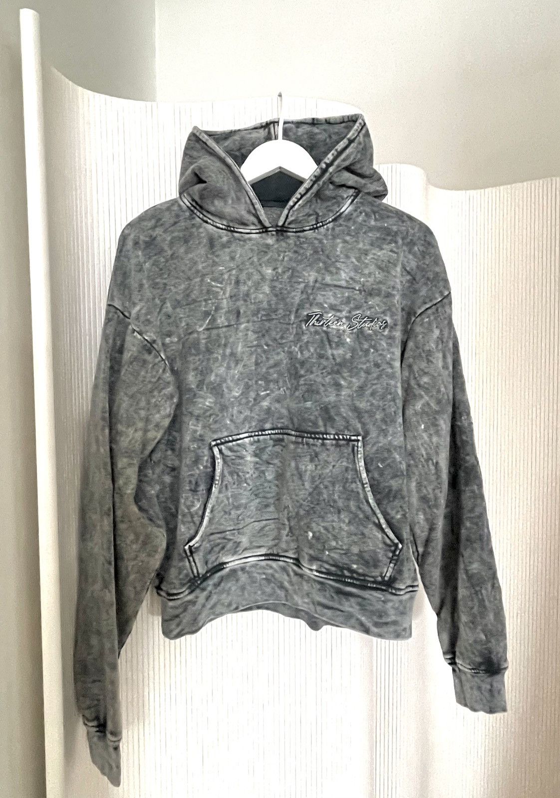 Thirteen Studios THIRTEEN STUDIOS LOGO FADED HOODIE Mineral Wash - Limited! Size US S / EU 44-46 / 1 - 1 Thumbnail