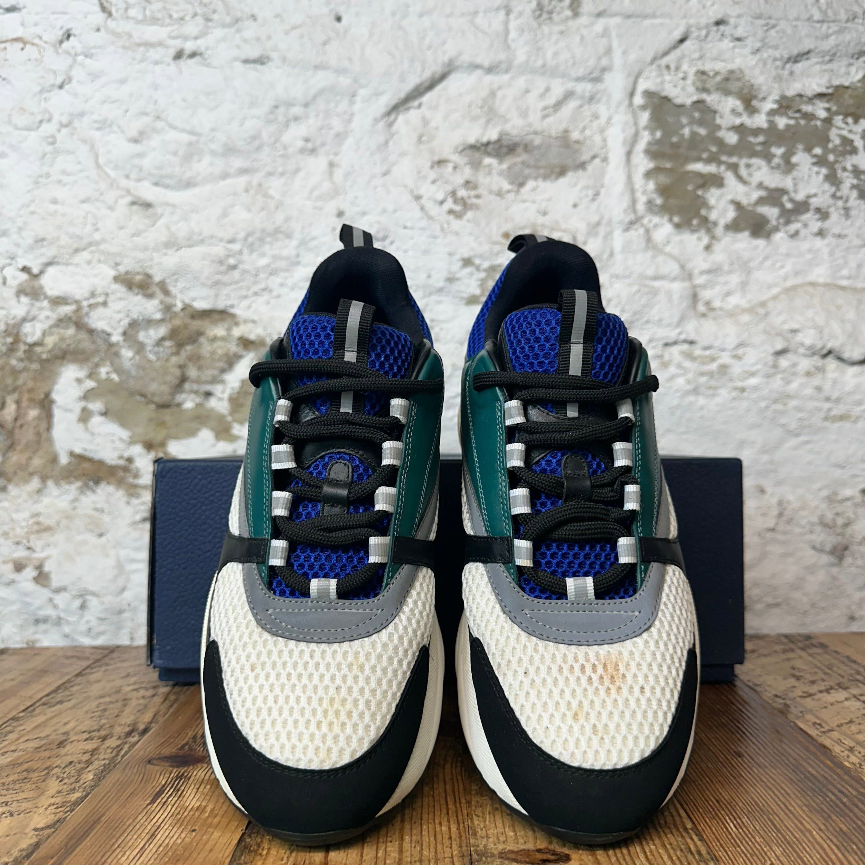Dior Dior B22 Green White Black Sneaker Sz 9 (42) Size US 9 / EU 42 - 3 Thumbnail