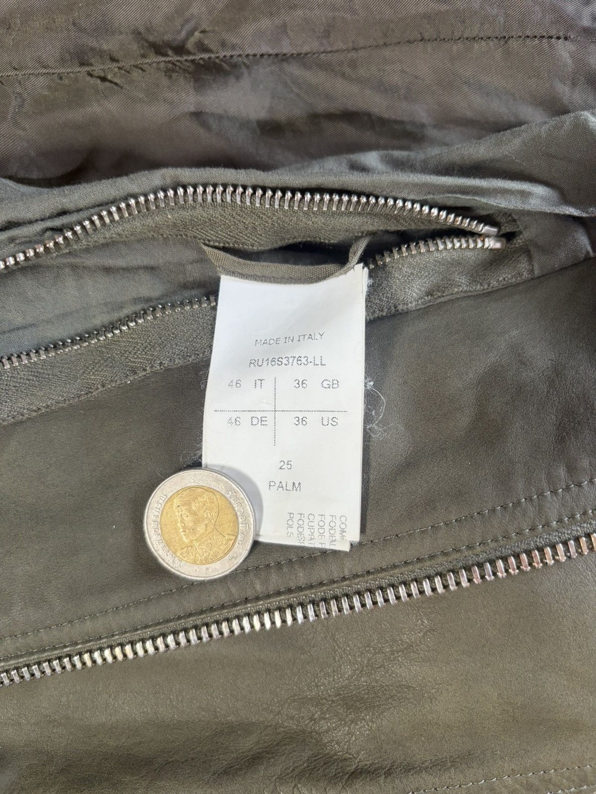 Rick Owens Rick Owens SS16 “Cyclops” Leather Jacket Size US S / EU 44-46 / 1 - 7 Thumbnail