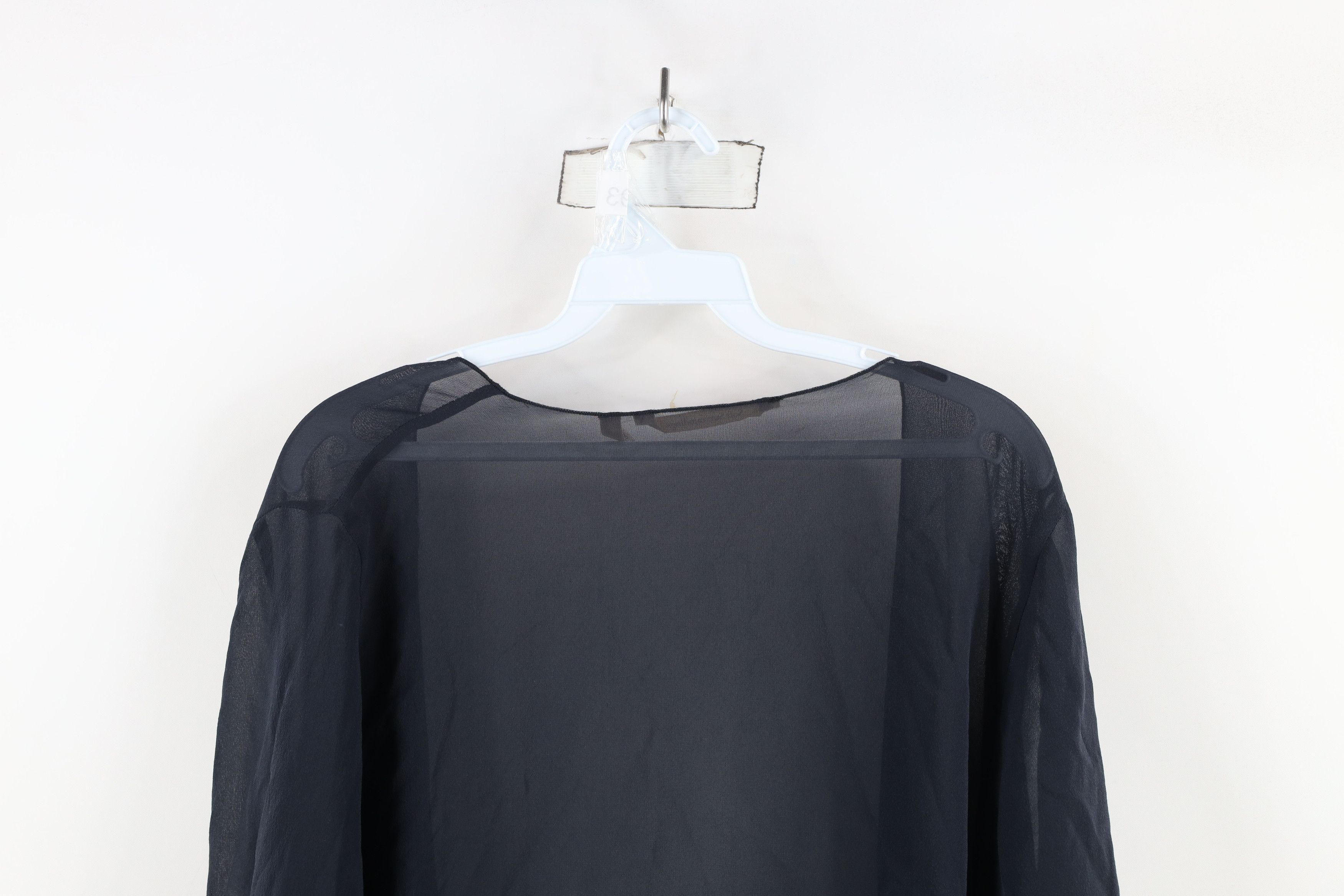 Vintage Soft Surroundings Undercover Top Sheer Open Front Cardigan Size M / US 6-8 / IT 42-44 - 10 Thumbnail