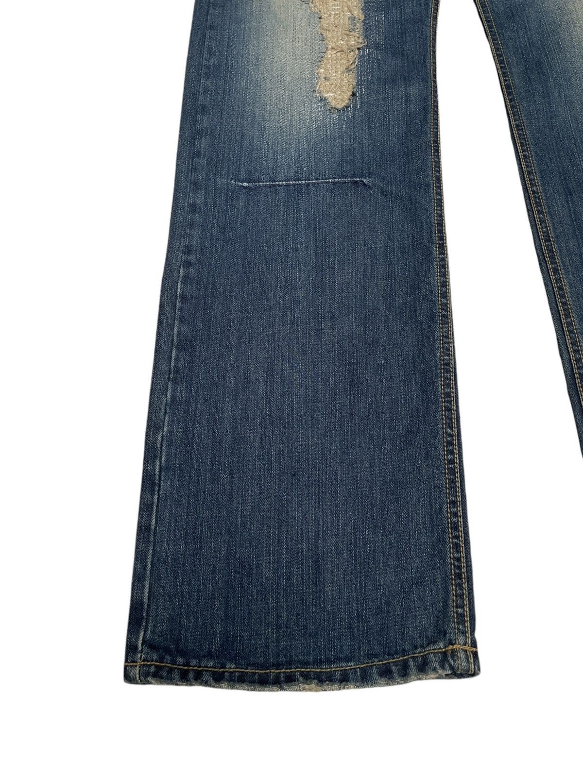 If Six Was Nine × Japanese Brand × Vintage Rare Design Vintage Japanese Brand Unfinished Jeans 2000s Size US 33 - 5 Thumbnail