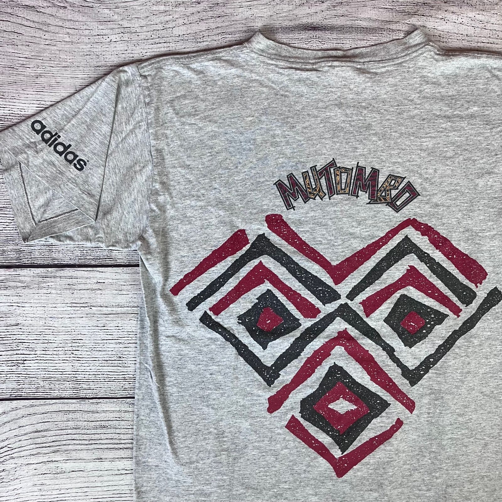 Vintage 1990s Adidas x Dikembe Mutombo Basketball T-shirt