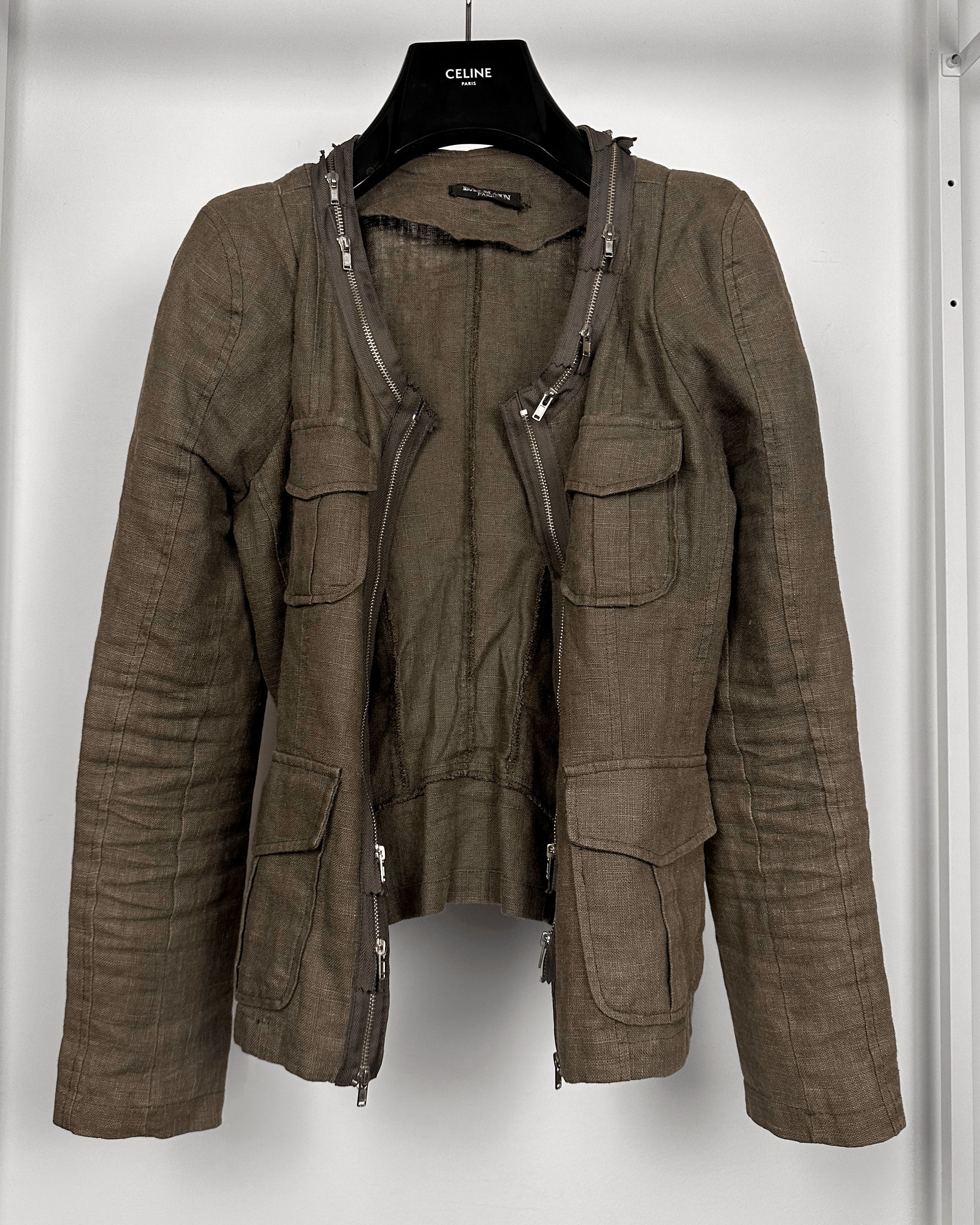 Balmain Balmain Multi-Zip Canvas Jacket Size US S / EU 44-46 / 1 - 3 Thumbnail