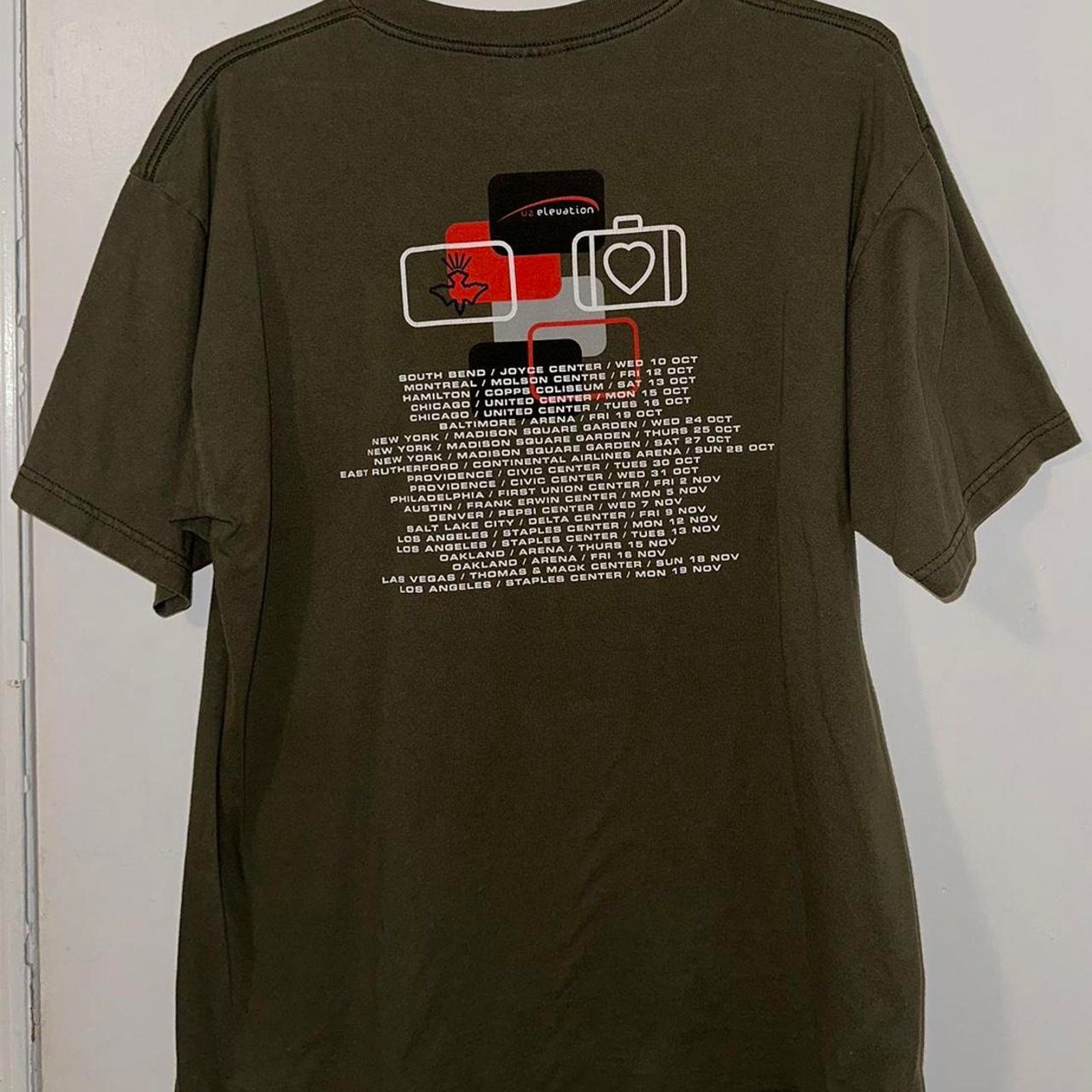Band Tees × Vintage Vintage U2 Elevation Tour T Shirt size XL Size US XL / EU 56 / 4 - 4 Thumbnail