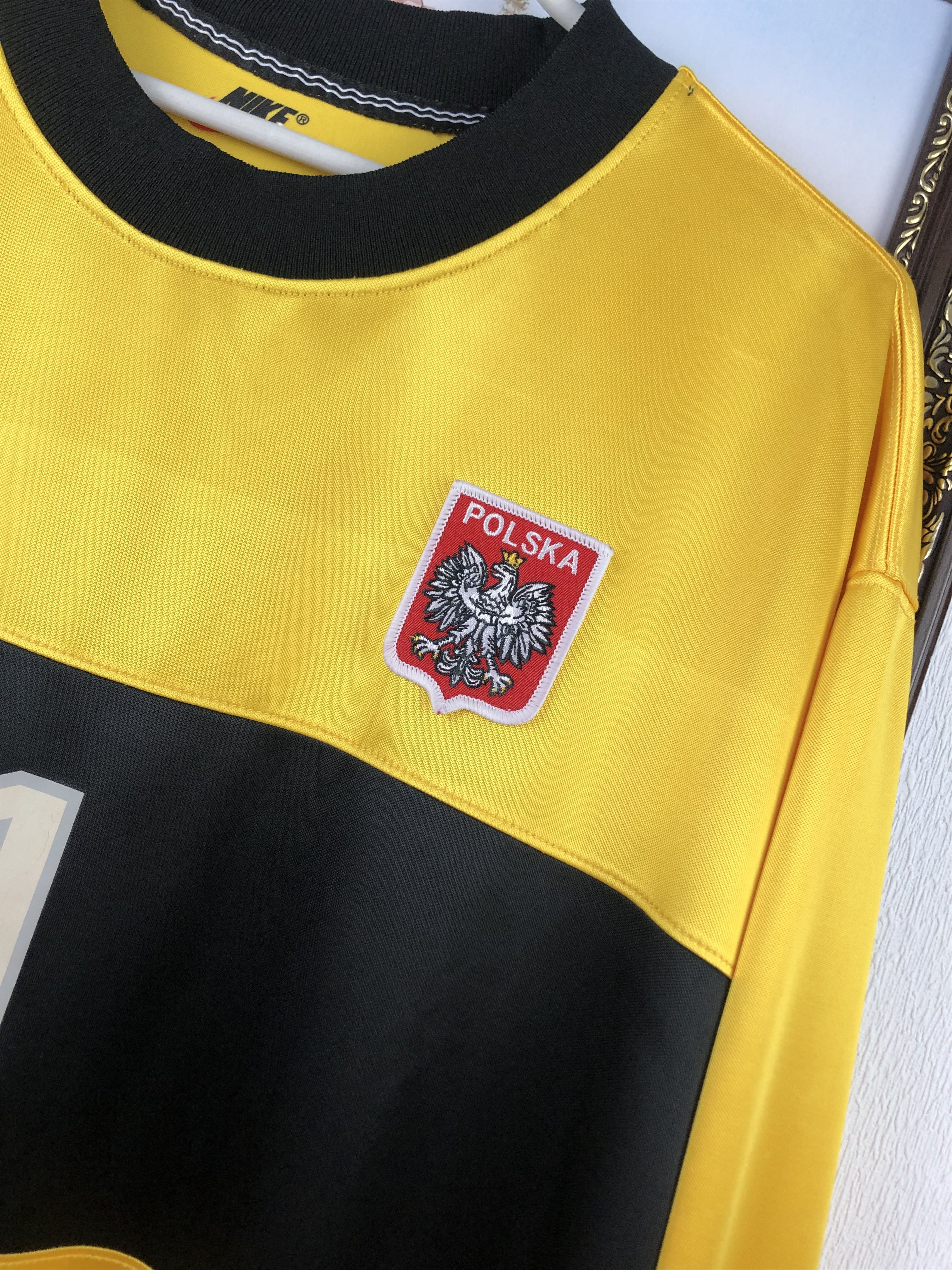 Nike Poland Goalkeeper football shirt 1998 Jersey Rare With Tags Size US XXL / EU 58 / 5 - 5 Thumbnail