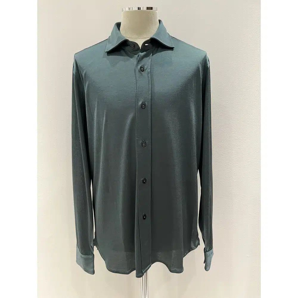 Tom Ford o1loc1c1124 TFJ993 Shirt in Slate Grey Size US XL / EU 56 / 4 - 1 Thumbnail