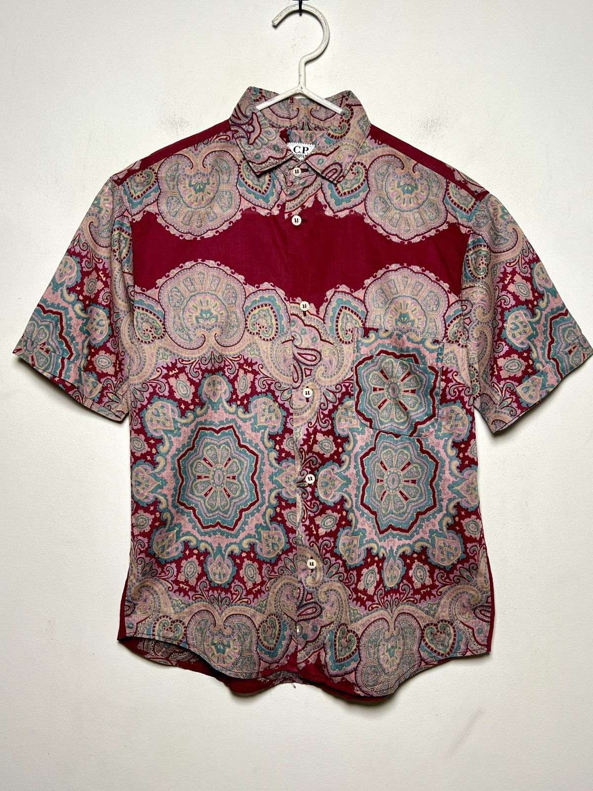 C.P Company Massimo Osti ビンテージ ペイズリーシャツ C.P Company Massimo Osti ビンテージ ペイズリーシャツ