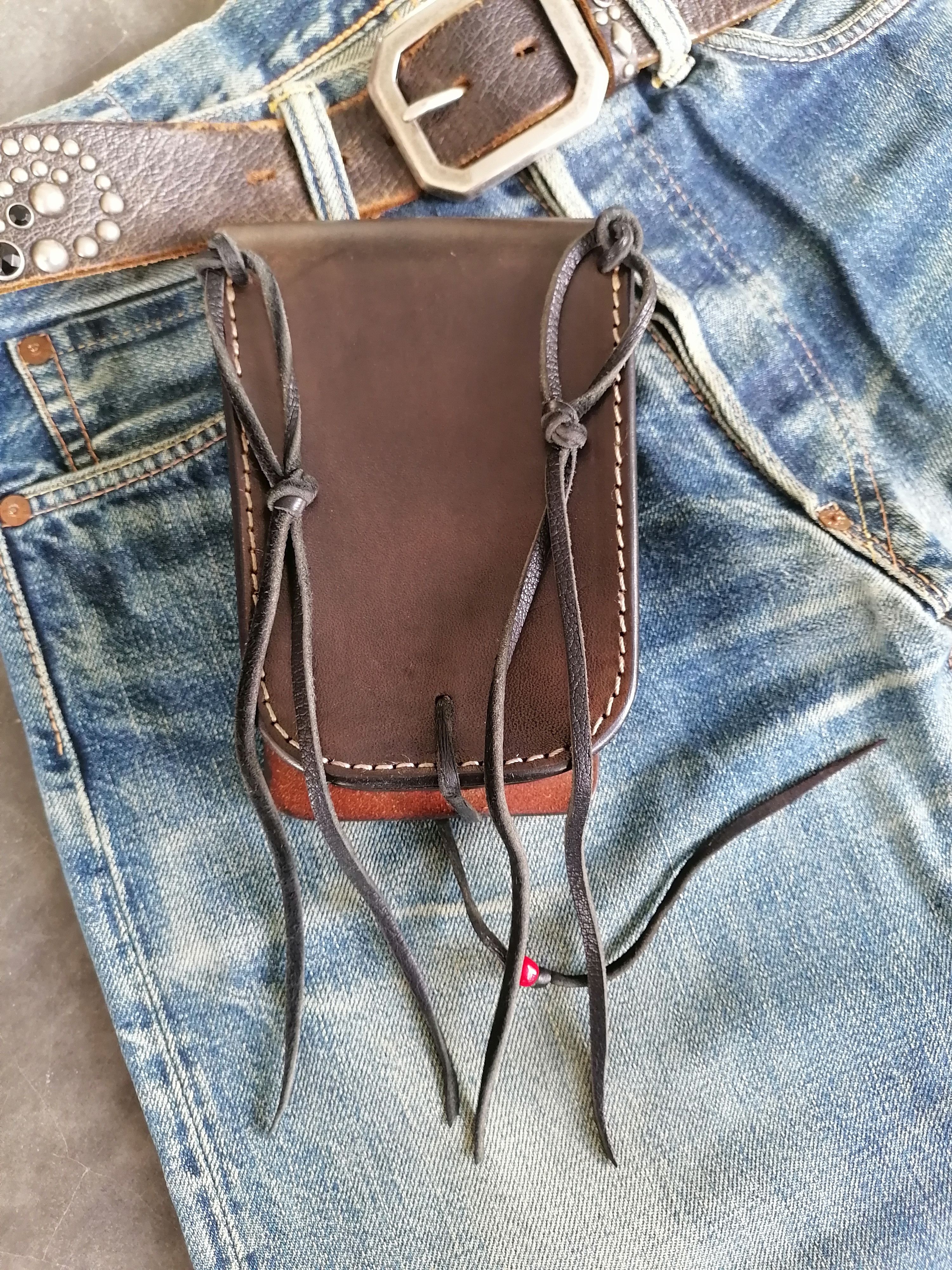 Genuine Leather × Japanese Brand × Redmoon Dakota P&C Leather Works Medicine / Belt Bag Size ONE SIZE - 11 Thumbnail