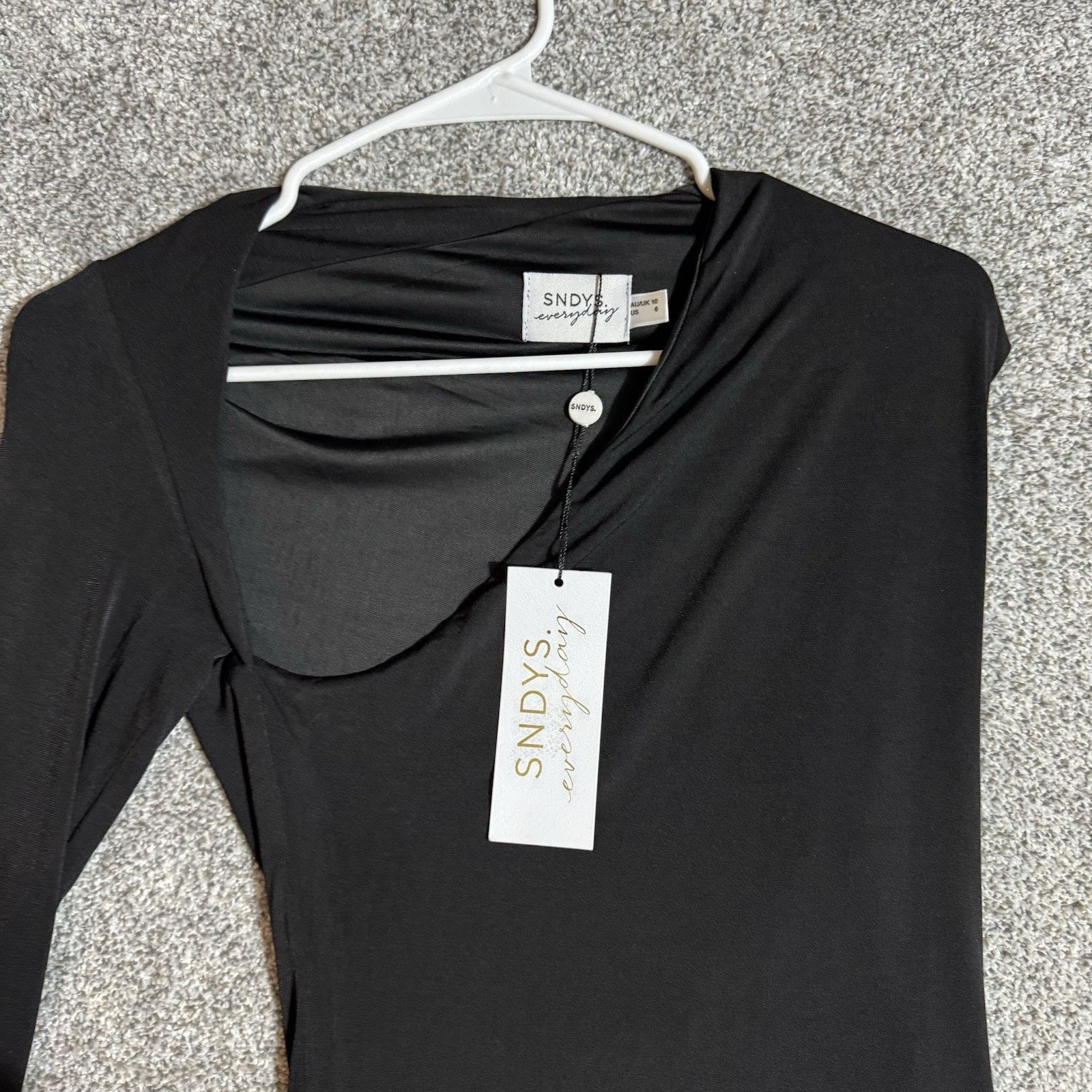Other Cocktail Dress 6 Chic Asymmetrical Bodycon Party Glam Sleek Size M / US 6-8 / IT 42-44 - 2 Thumbnail