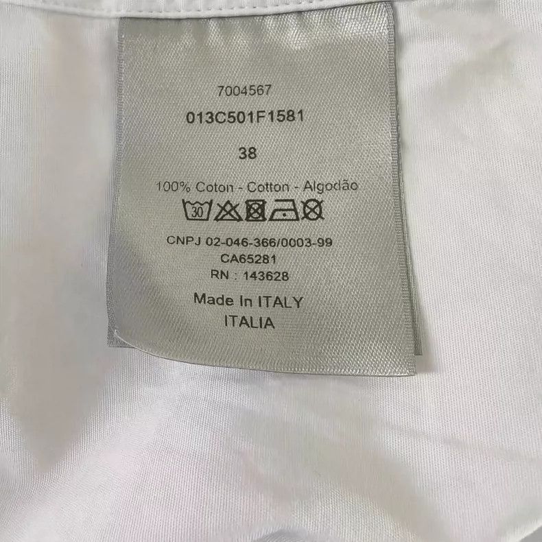 Dior Dior Essentials White Long Sleeve Shirt-2505 Size US M / EU 48-50 / 2 - 4 Thumbnail