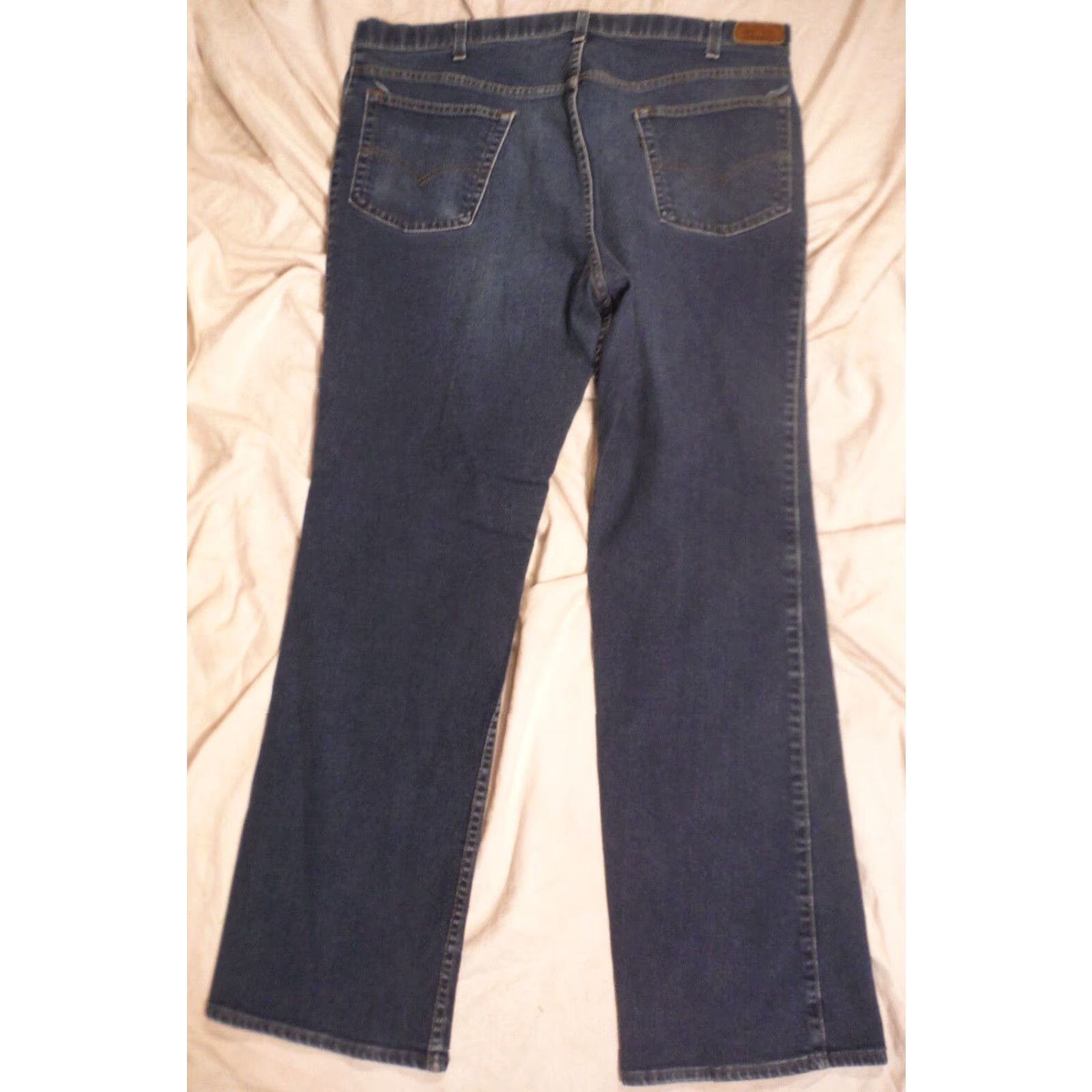 Denime VINTAGE 1985 LEVI'S Mens Blue Denim Jeans 40x32 Skosh Comfort Rockabilly Original Size US 40 / EU 56 - 2 Thumbnail