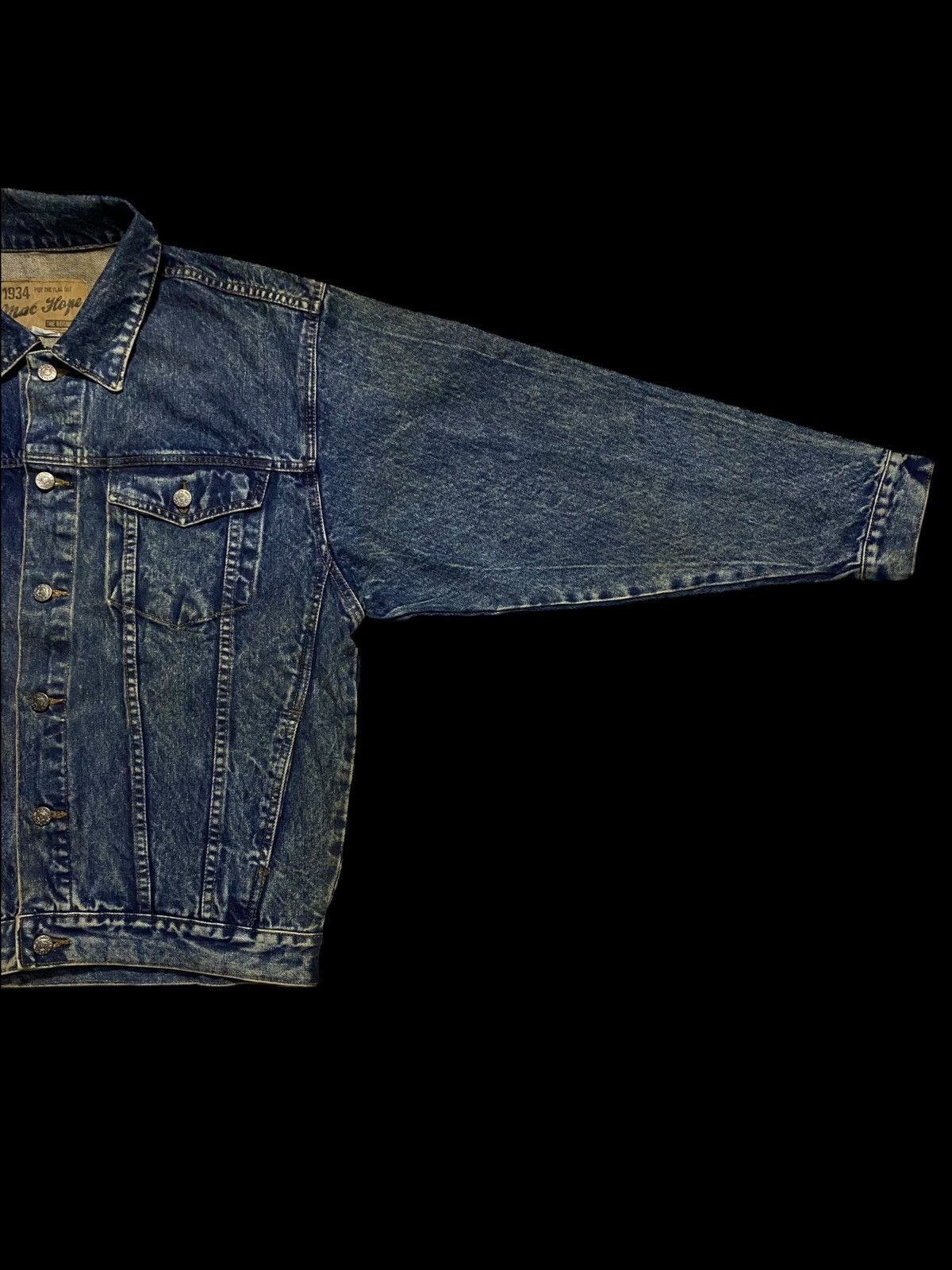 Hope Mac Hope 80s acid wash denim jacket faded accents jacket Size US L / EU 52-54 / 3 - 4 Thumbnail