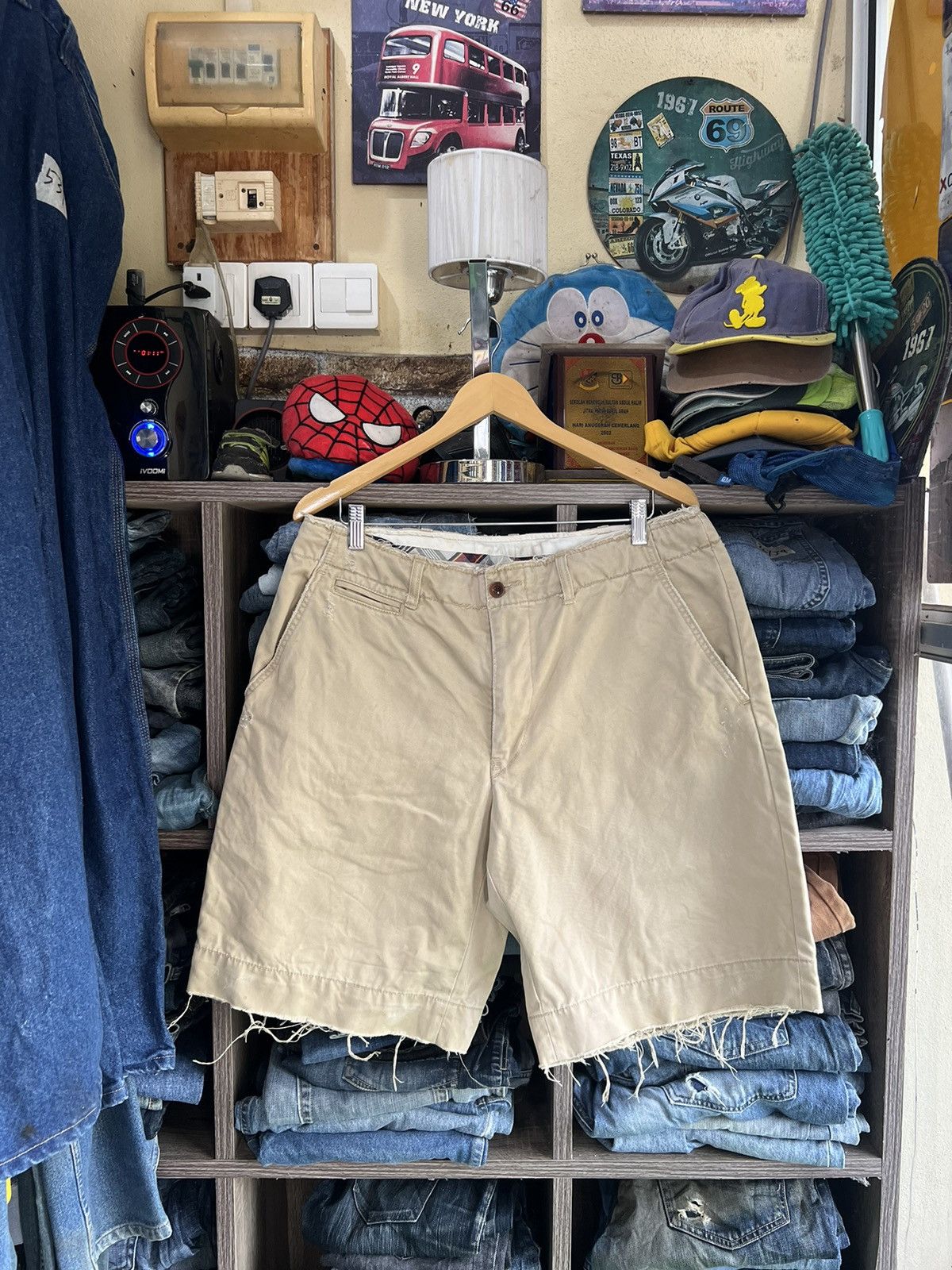 Polo Ralph Lauren 🔥Vintage Distressed Polo Ralph Lauren Short Pant Size US 36 / EU 52 - 1 Thumbnail