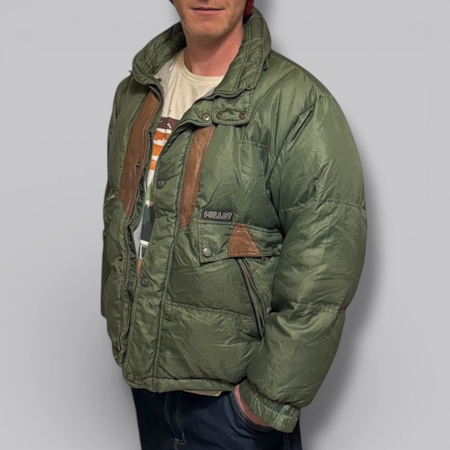 Other Vintage MILLET Made in France Ski Jacket 80s 90s Puffer Size US XXS / EU 40 - 2 Thumbnail