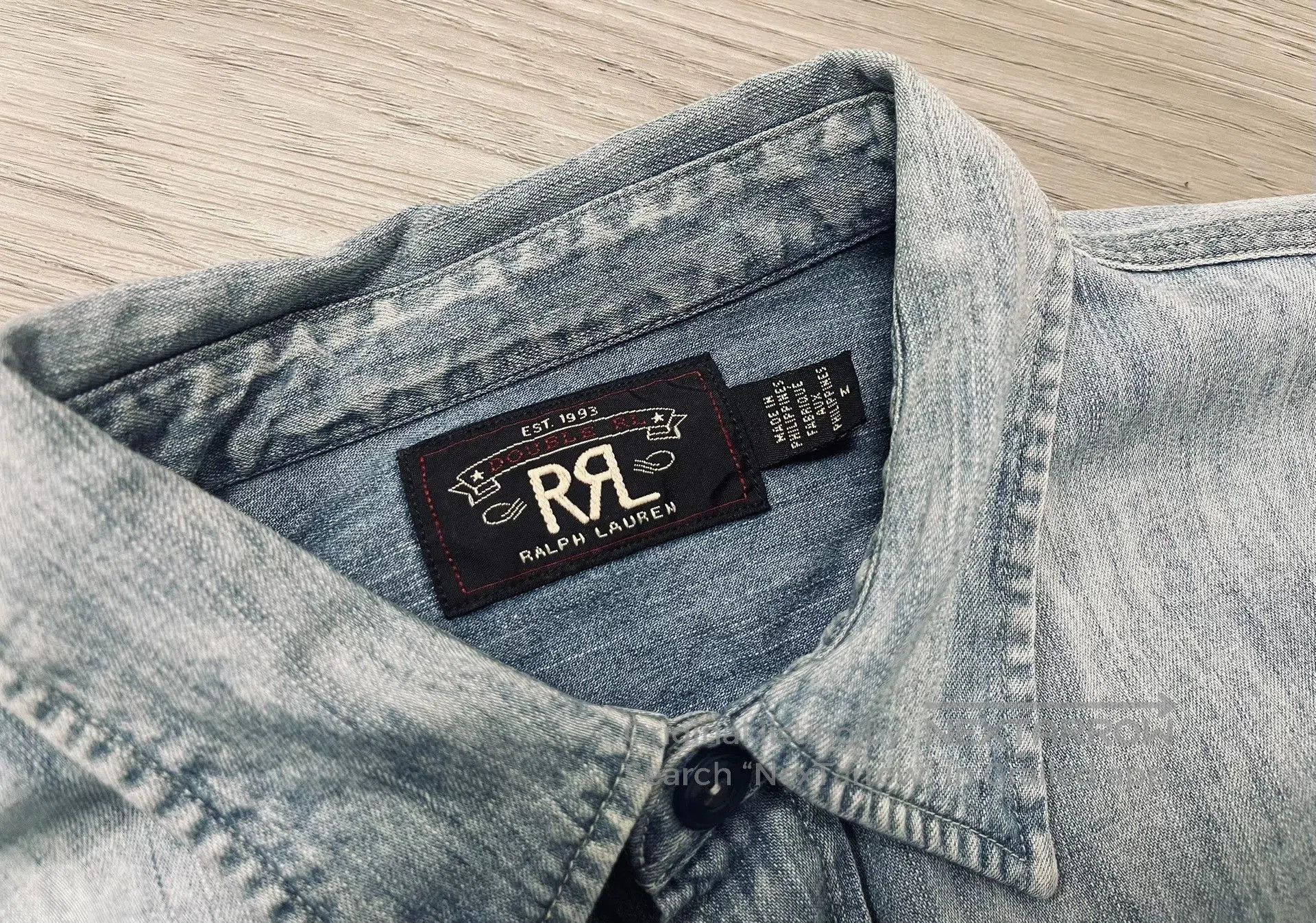 RRL Ralph Lauren RRL Vintage Washed Work Shirt Jacket. Size US M / EU 48-50 / 2 - 4 Thumbnail
