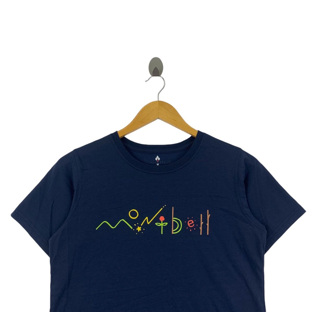 Montbell Vintage MONTBELL JAPAN Outdoor Flower Jersey Tee Shirt Size M / US 6-8 / IT 42-44 - 2 Thumbnail