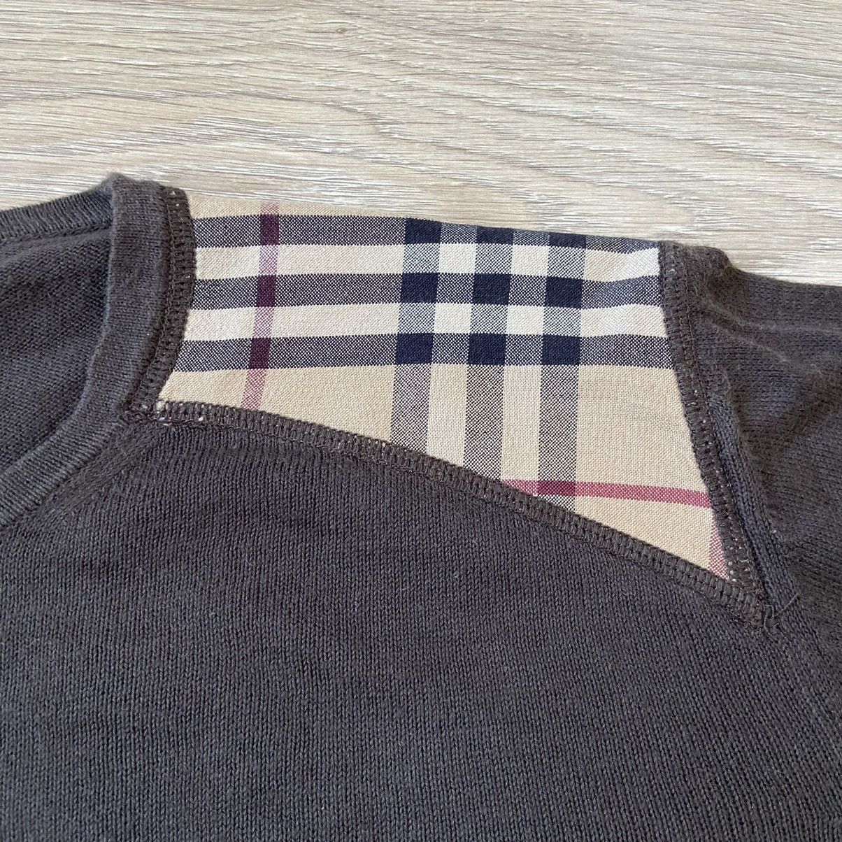 Burberry × Burberry Prorsum Burberry Nova Check Vintage Sweater Size US L / EU 52-54 / 3 - 3 Thumbnail