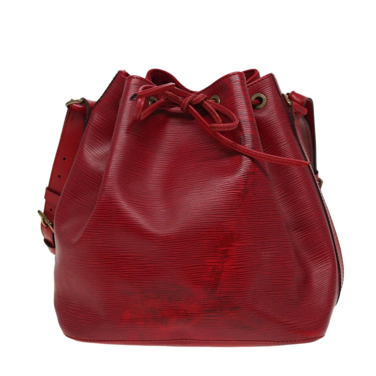Louis Vuitton LOUIS VUITTON Epi Petit Noe Shoulder Bag Red M44107 Size ONE SIZE - 2 Thumbnail