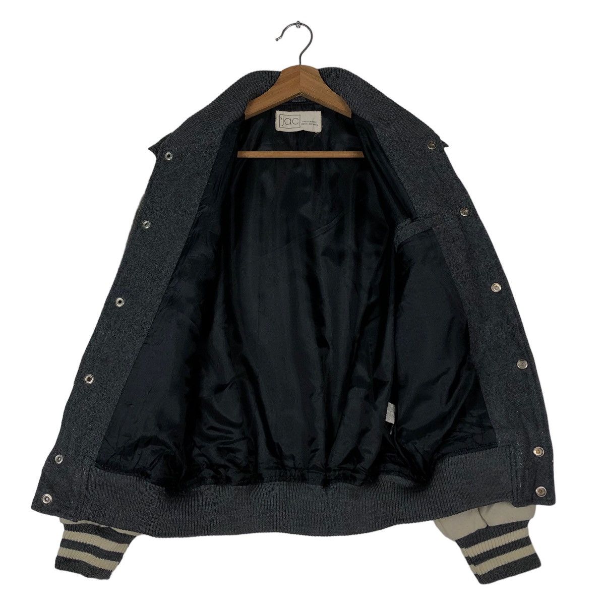 Japanese Brand 🔥Vintage Varsity Bomber Jacket Jac Japan Wool Issey Miyake Size US M / EU 48-50 / 2 - 12 Thumbnail