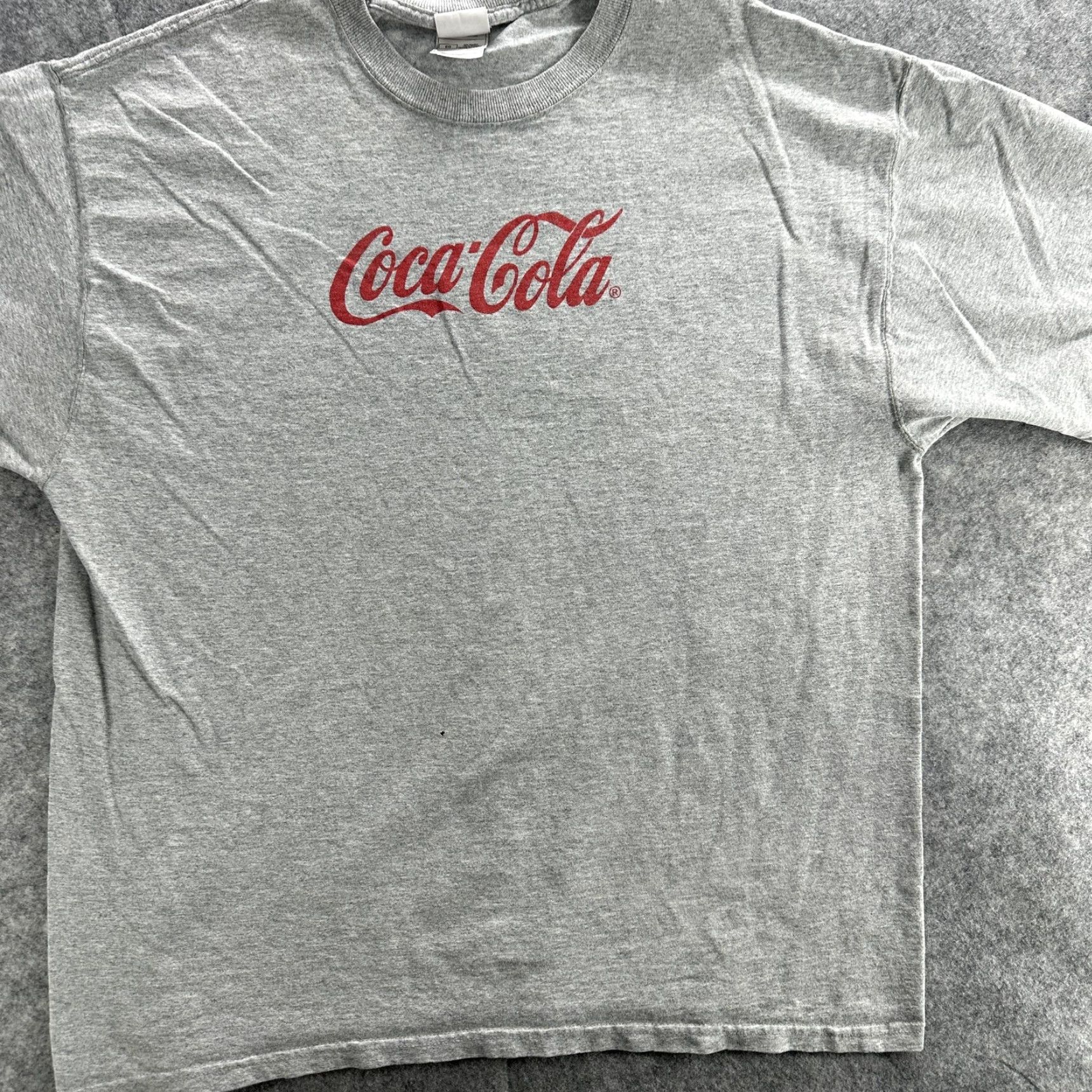 Fruit Of The Loom VINTAGE Coca-Cola Shirt Mens XL Fruit of the Loom Lofteez Tee Soft Logo Graphic 90s Style Size US XL / EU 56 / 4 - 3 Thumbnail