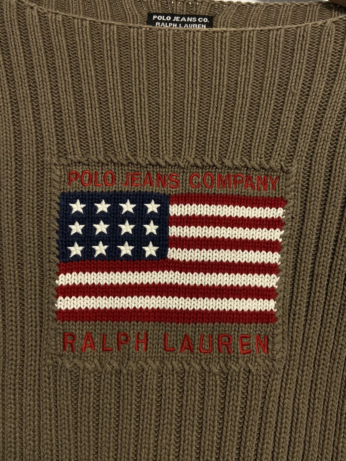 Vintage Polo jeans company Ralph Lauren Vintage Sweater Size L / US 10 / IT 46 - 5 Thumbnail