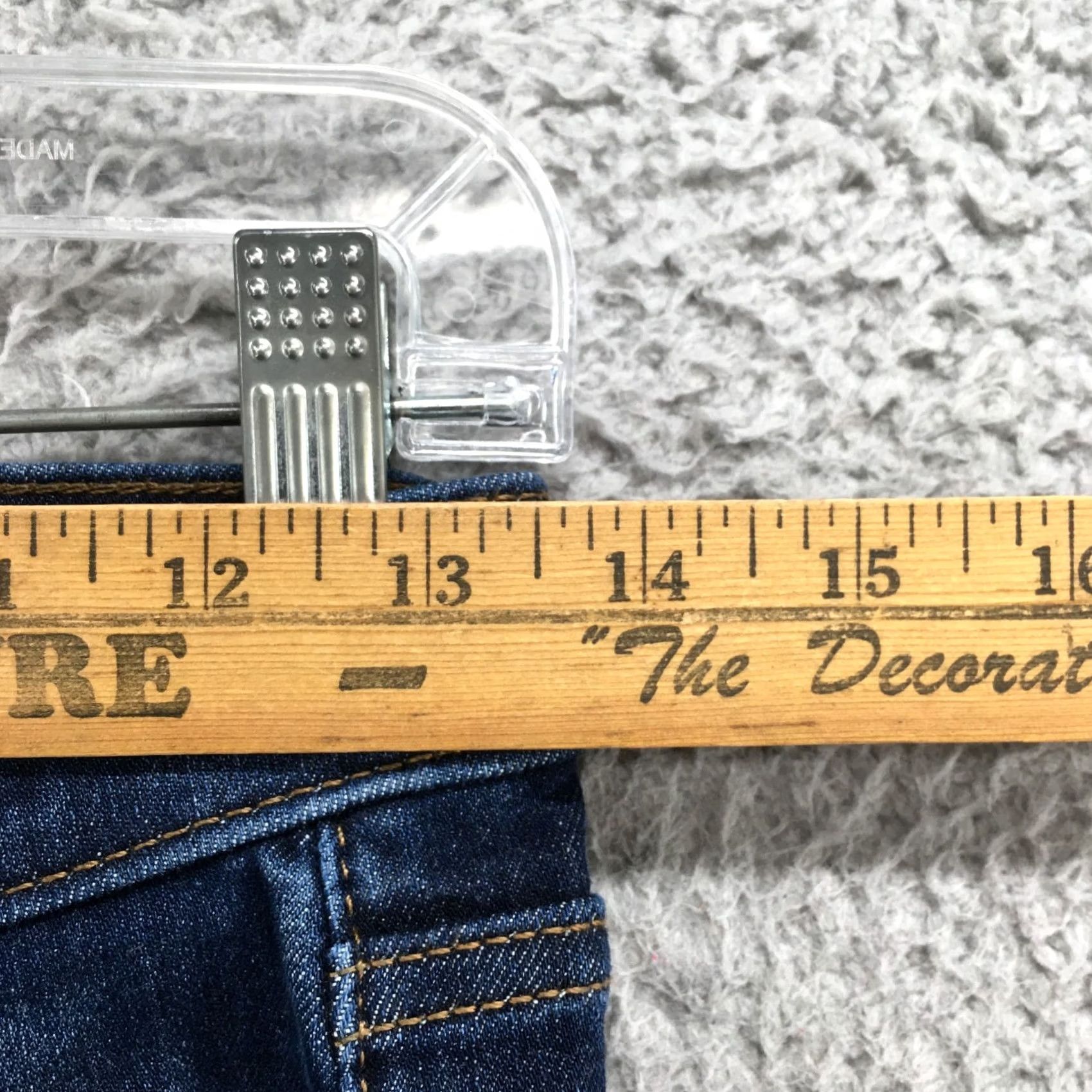 Banana Republic Banana Republic Jeans Womens Skinny Blue Dark Wash Denim Zip 26 Regular Inseam 27.5 Size 26" / US 2 / IT 38 - 5 Thumbnail