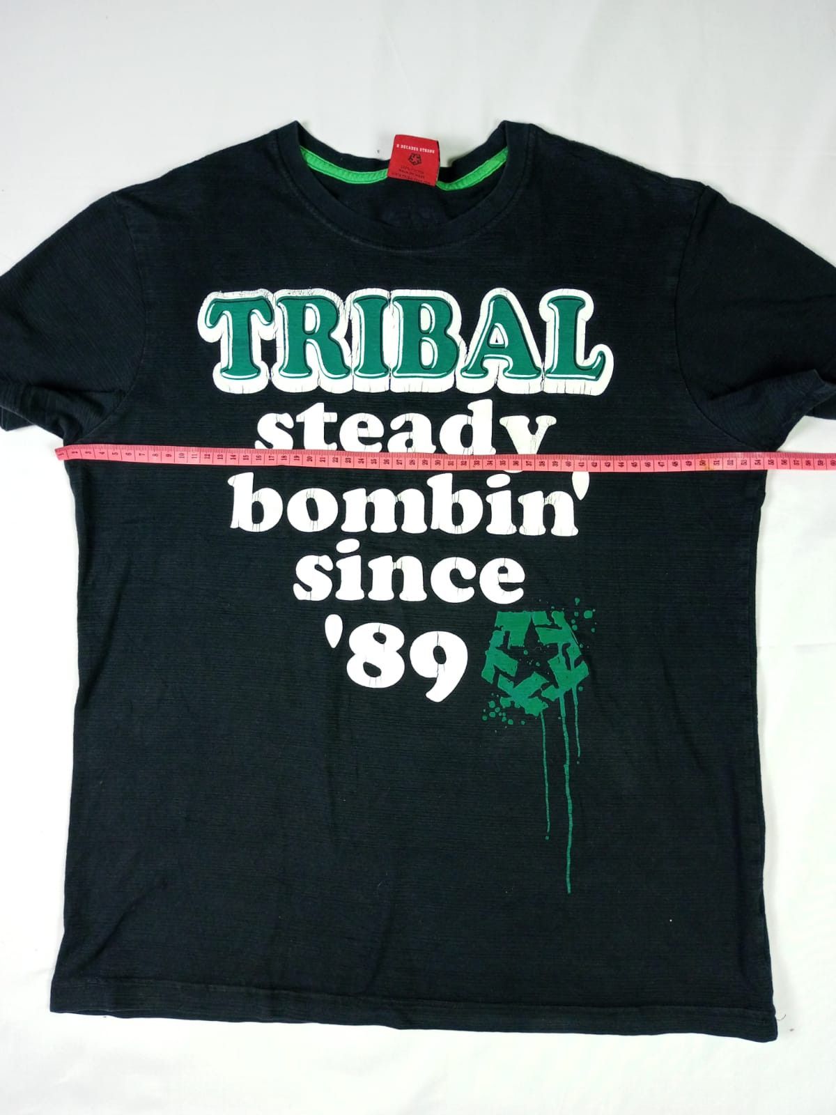 Designer × Japanese Brand × Tribal Streetwear TRIBAL GEAR Steady Bombin' Since '89 Shorts Sleeve Y2K Style Size US L / EU 52-54 / 3 - 9 Thumbnail