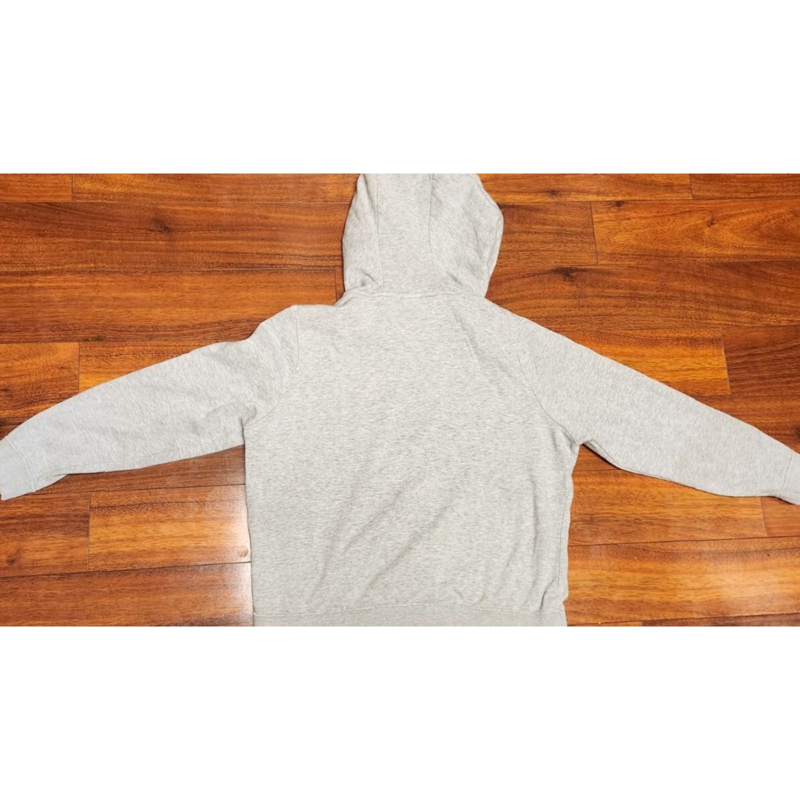 Nike Nike Hoodie Unisex Adults XL Sweatshirt Pullover Cotton Blend Gray Regular Pocket Hooded All Seasons City Retro Sports Size US XL / EU 56 / 4 - 4 Thumbnail