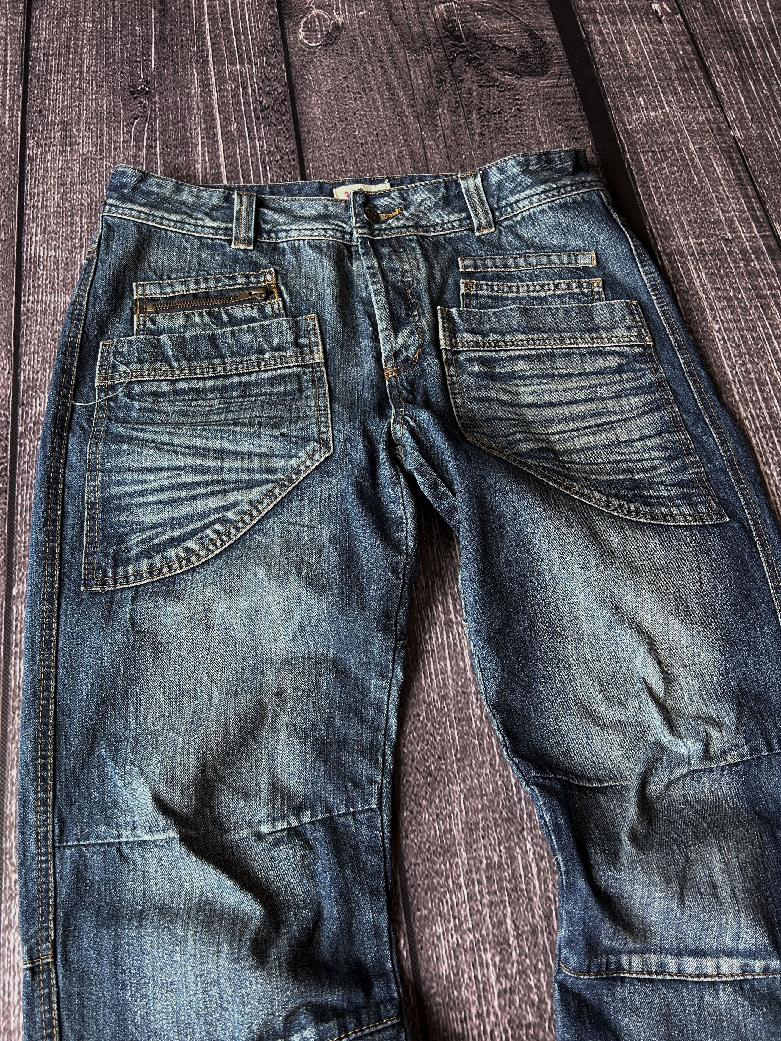 Designer Vintage Rick Owens Junya Watanabe Style Washed Jeans Size US 32 / EU 48 - 5 Thumbnail