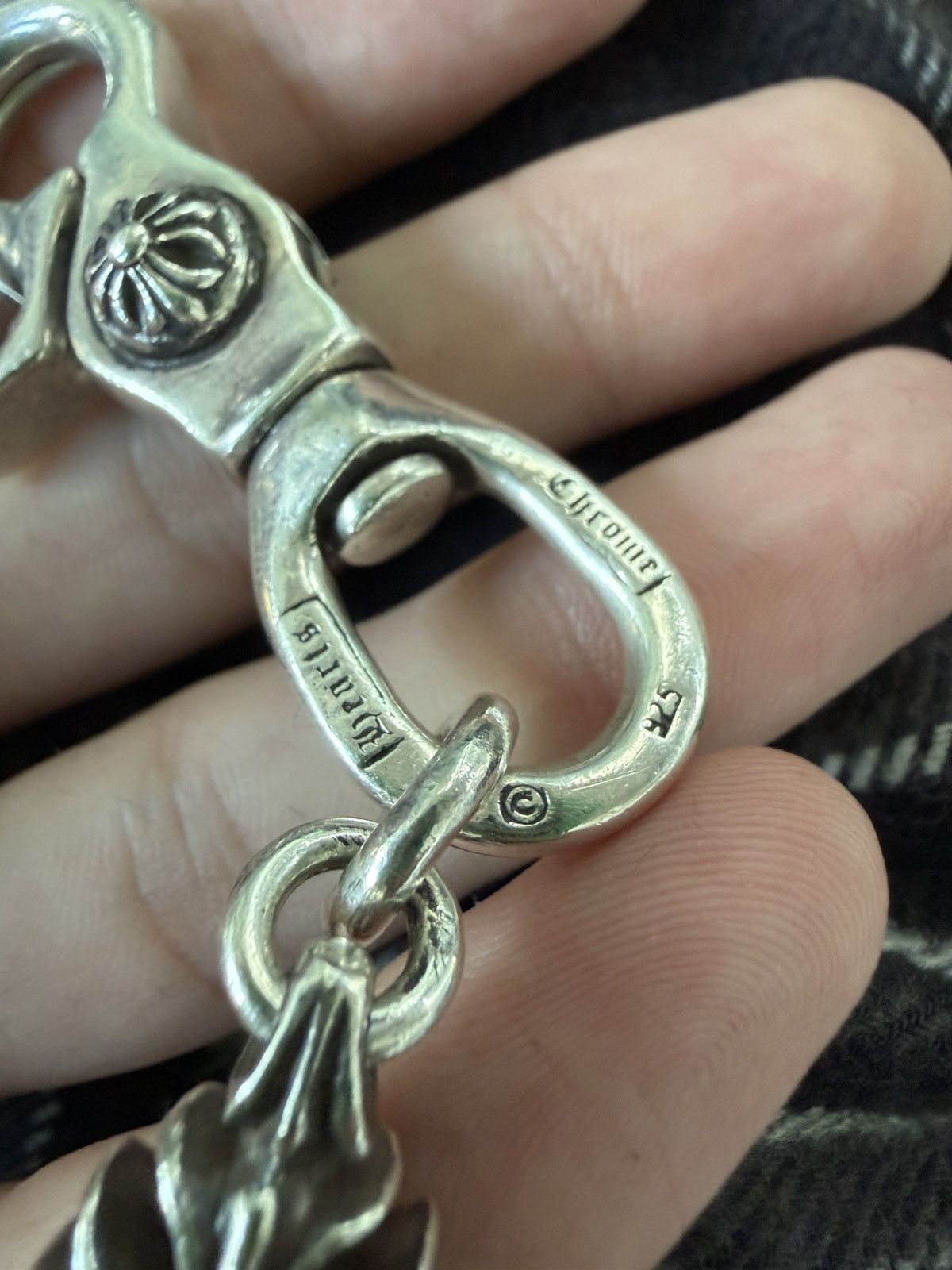 Chrome Hearts Chrome Hearts Plus Wallet Chain 18 Inch Size ONE SIZE - 5 Thumbnail