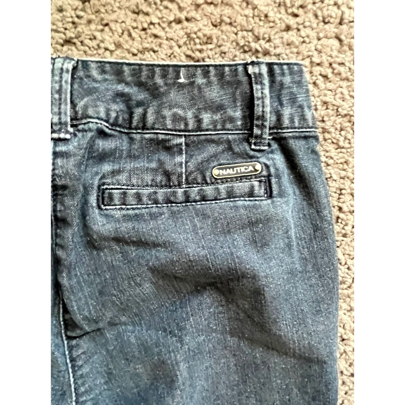 Nautica Nautica Dress Pants Women 2 Blue Denim Flat Front Mid-Rise Classic Formal Skinny Pants Women Regular Size 2 Blue Size 26" / US 2 / IT 38 - 5 Thumbnail