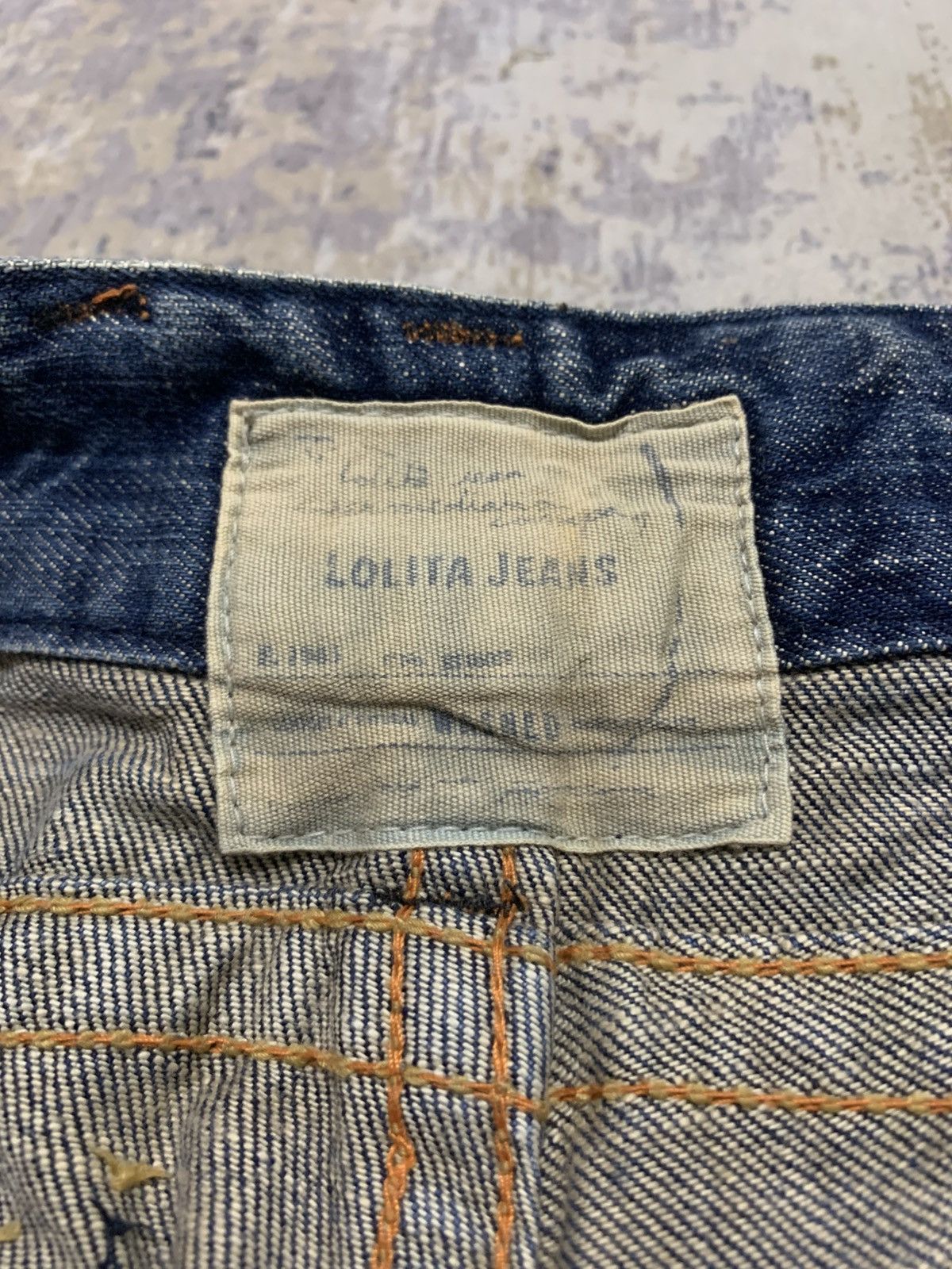 If Six Was Nine Vintage Flare Lolita Bell Bottom Jeans Size 31" - 10 Thumbnail