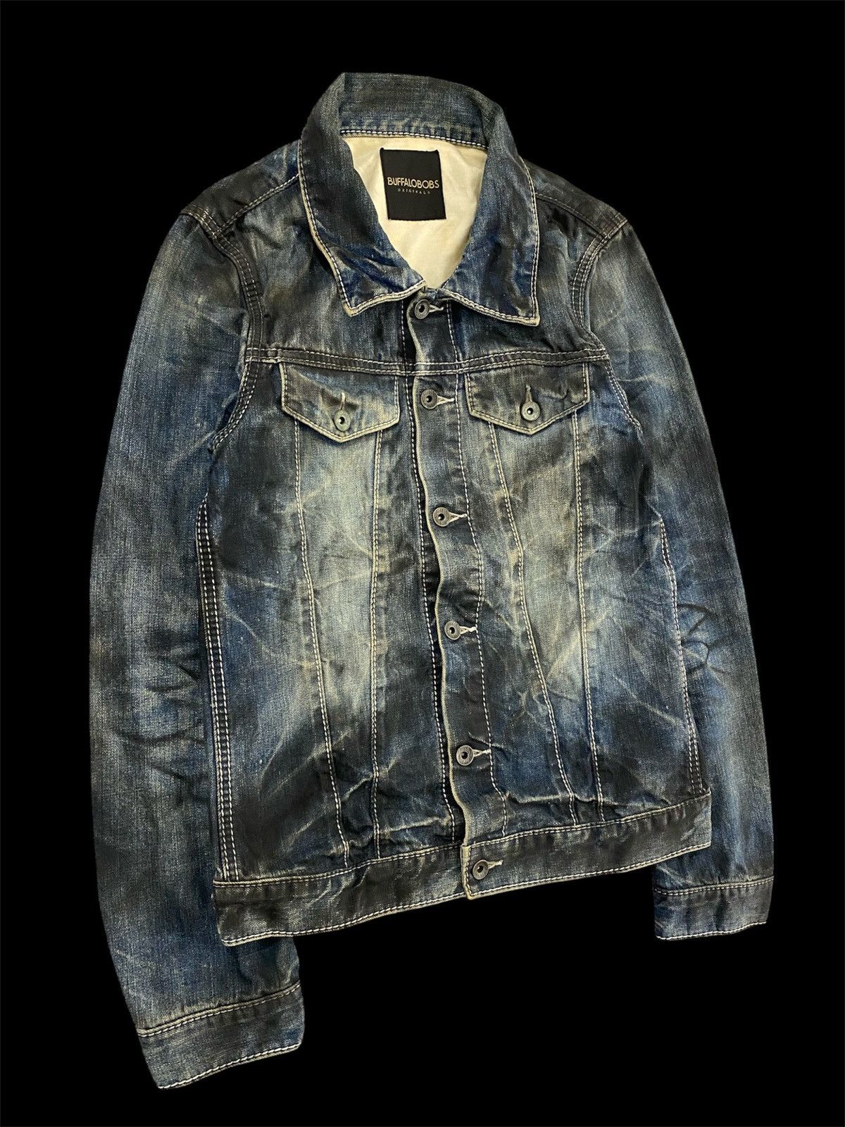 BUFFALO BOBS × Japanese Brand Buffalo bob gas mask leather jacket