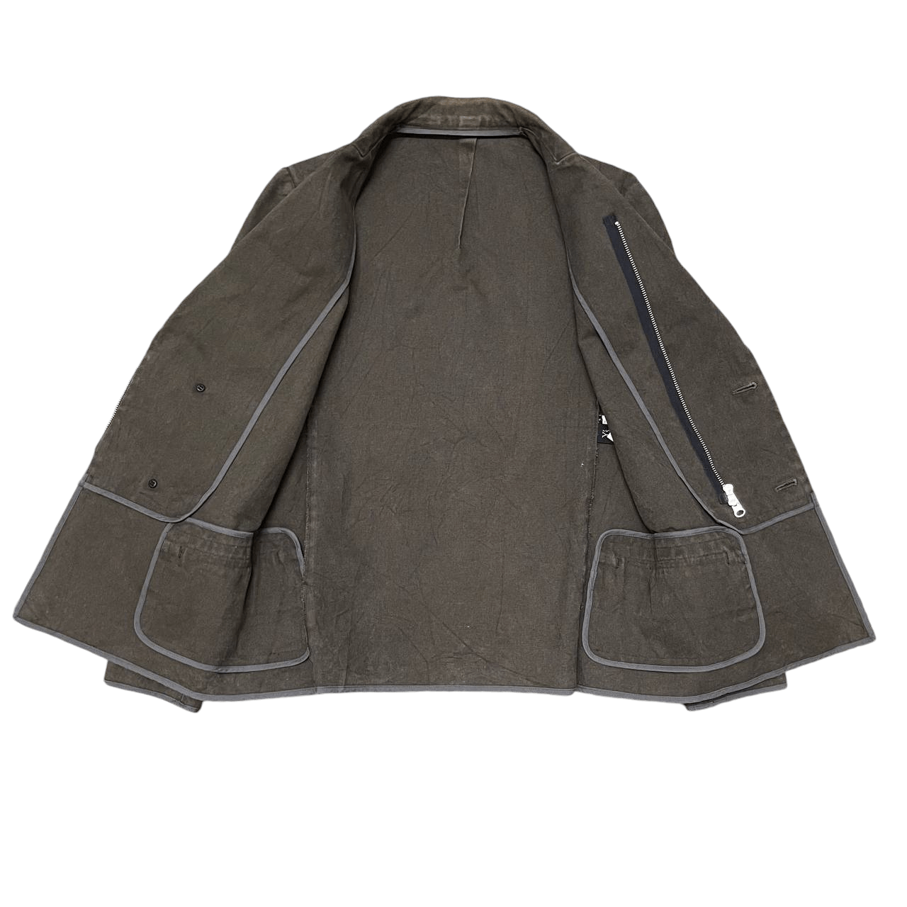 Yohji Yamamoto Y's Yohji Yamamoto Canvas Chore Jacket Size US S / EU 44-46 / 1 - 8 Thumbnail