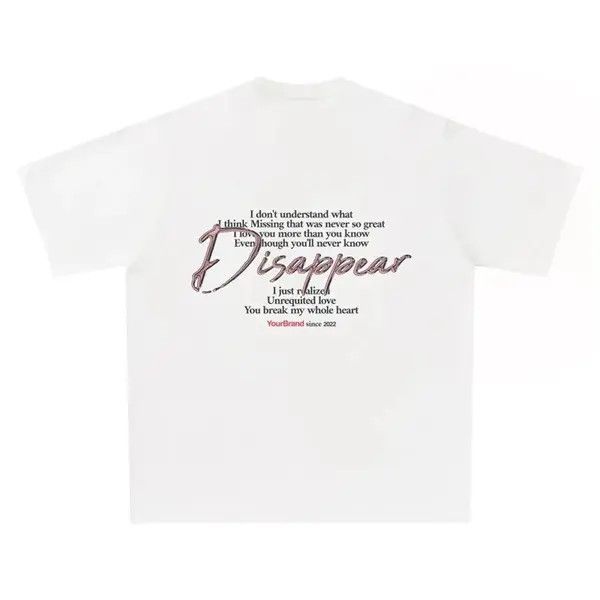 VIBE Streetwear Harajuku Cry Printed T-Shirt y2k Size US L / EU 52-54 / 3 - 2 Thumbnail