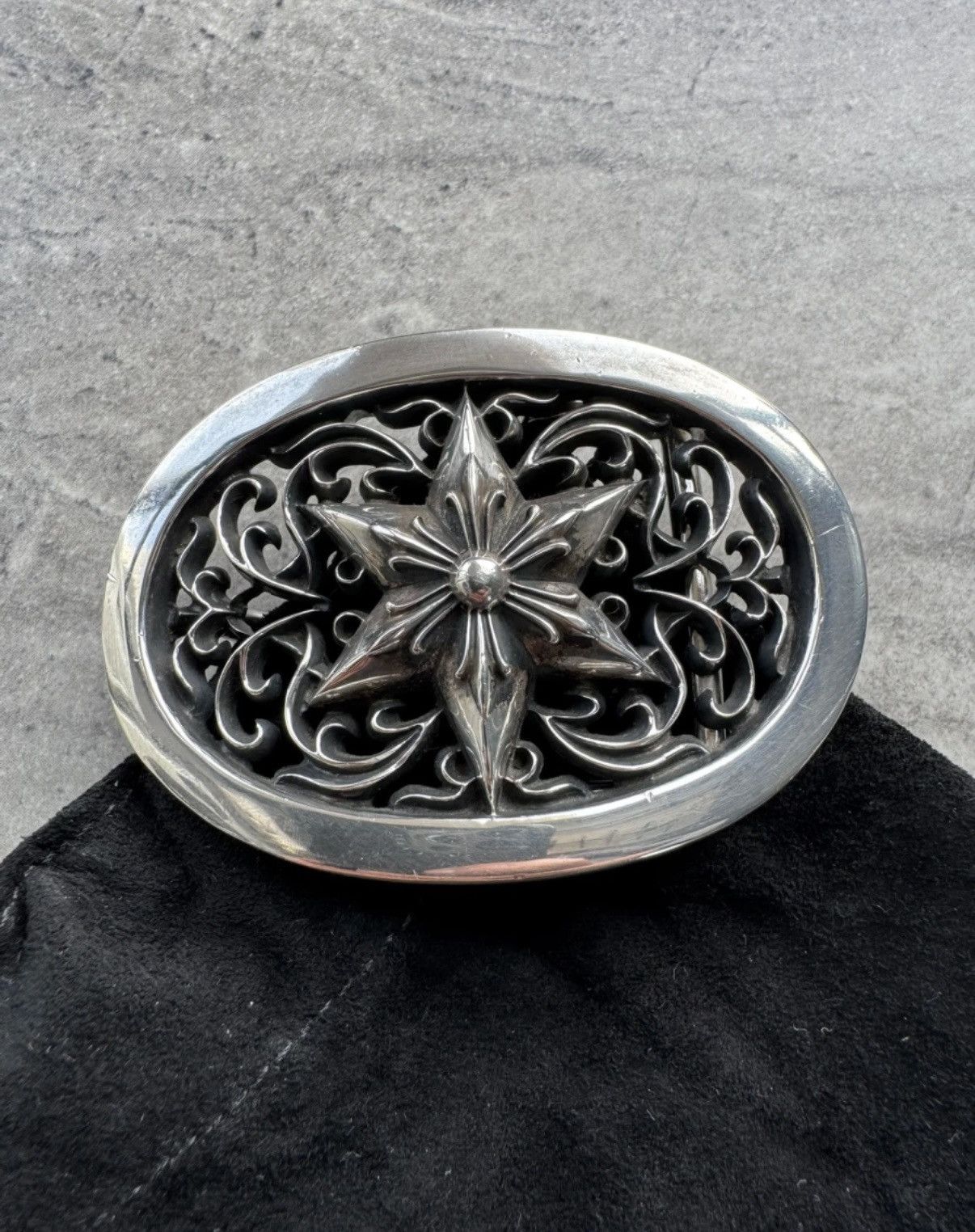 Chrome Hearts Chrome Hearts Hexagram Oval Belt Buckle Size ONE SIZE - 1 Thumbnail