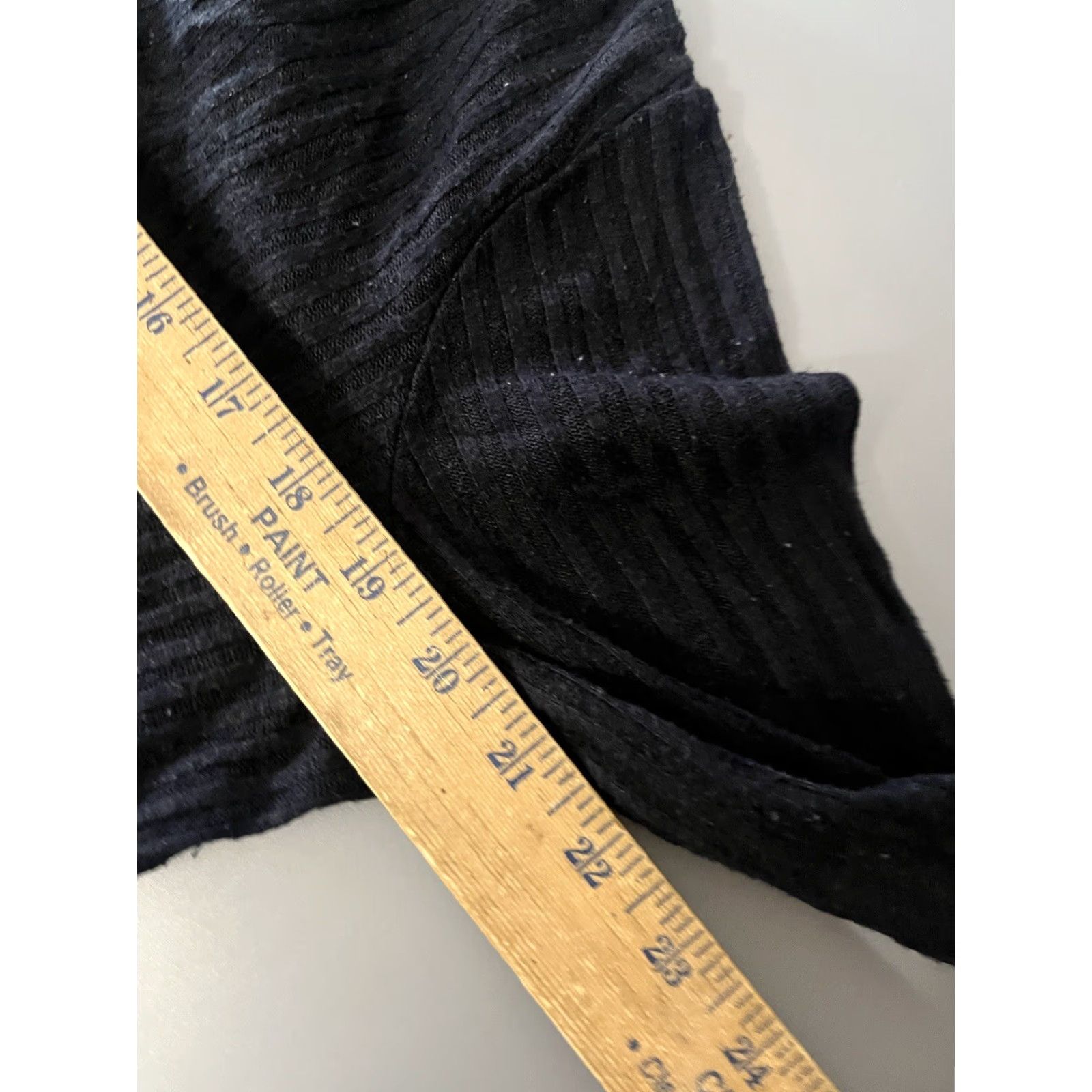 Gap VINTAGE Gap Black Ribbed Sweater Shirt Women Long Sleeve V-Neck L Adult Womens Size L / US 10 / IT 46 - 5 Thumbnail