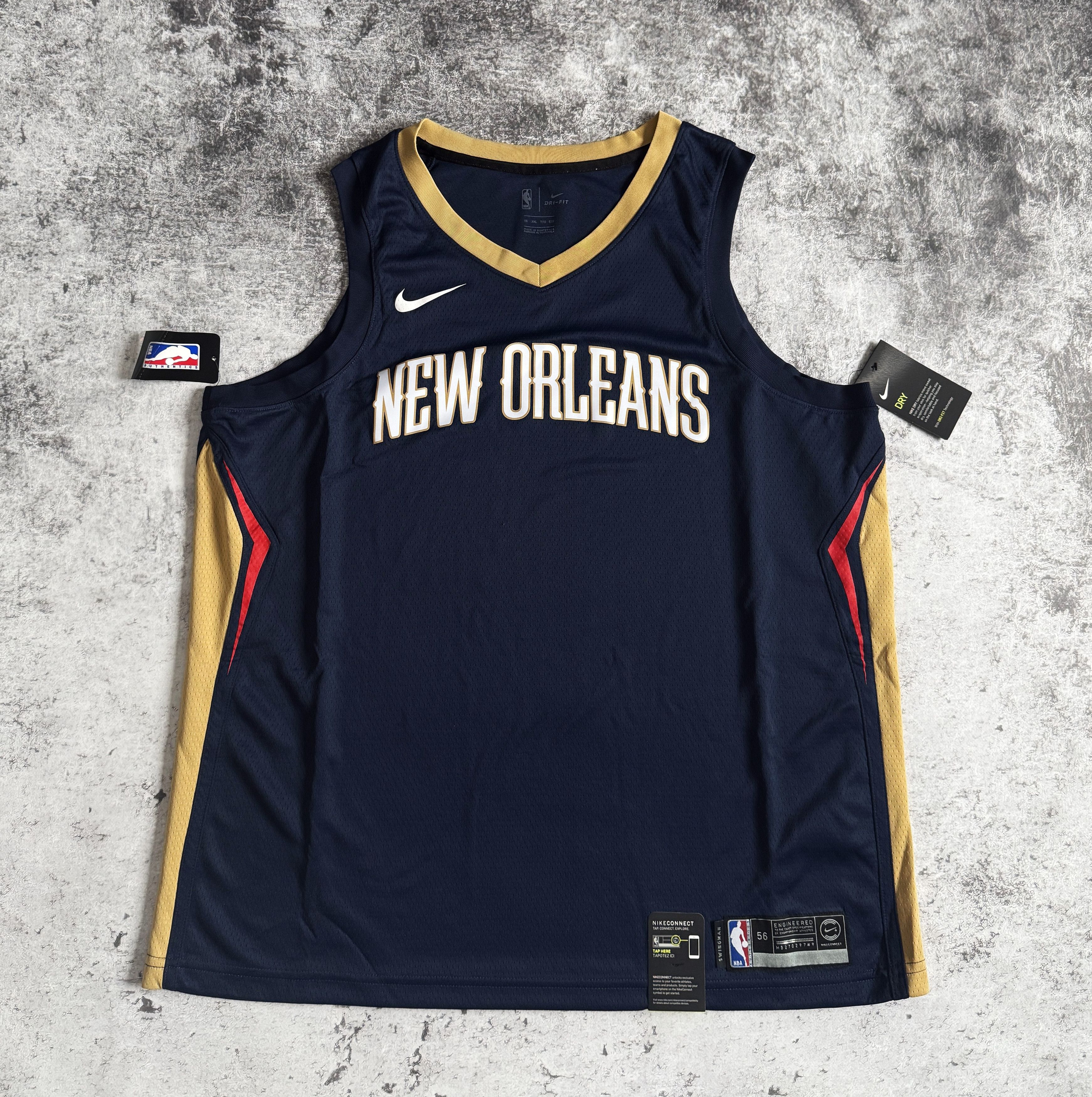 Nike New Orleans Pelicans SHIRT JERSEY Nike NBA 904116-419 2XL Size US XXL / EU 58 / 5 - 1 Thumbnail