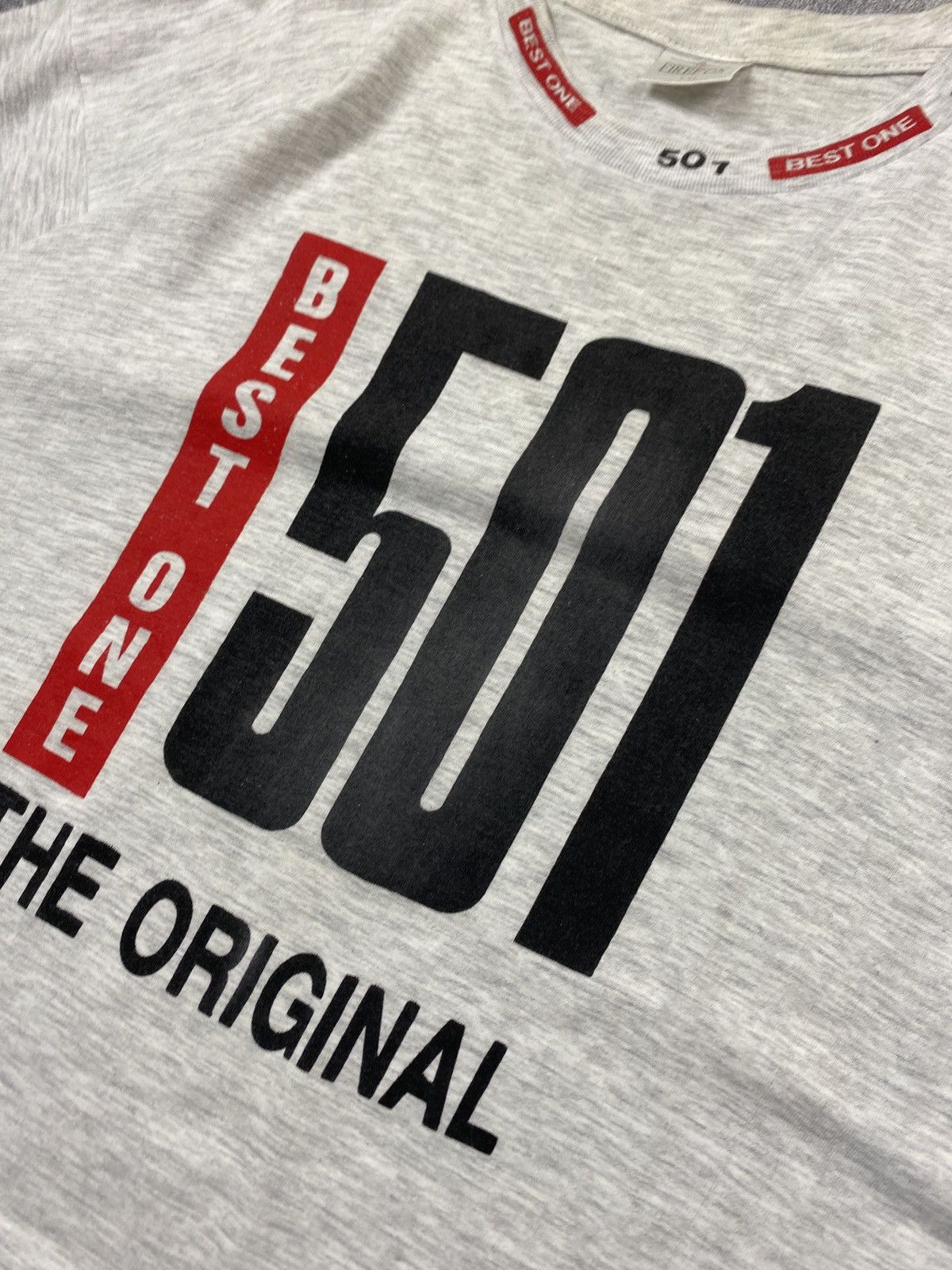 Levi's × Levi's Vintage Clothing Vintage 1990s Levi’s 501 T shirt mens tee Rare Single Stitch Size US XXL / EU 58 / 5 - 7 Thumbnail