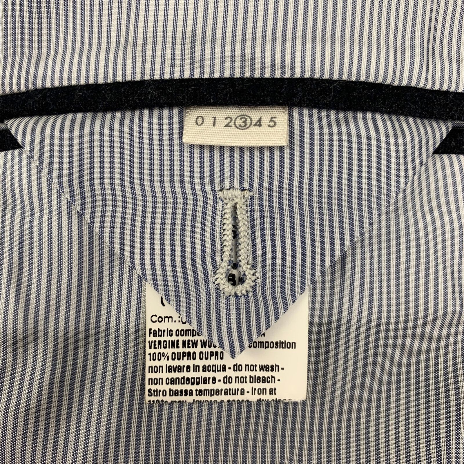 Band Of Outsiders Size 40 Grey Charcoal Wool Double Breasted Sport Coat Size 40R - 6 Thumbnail