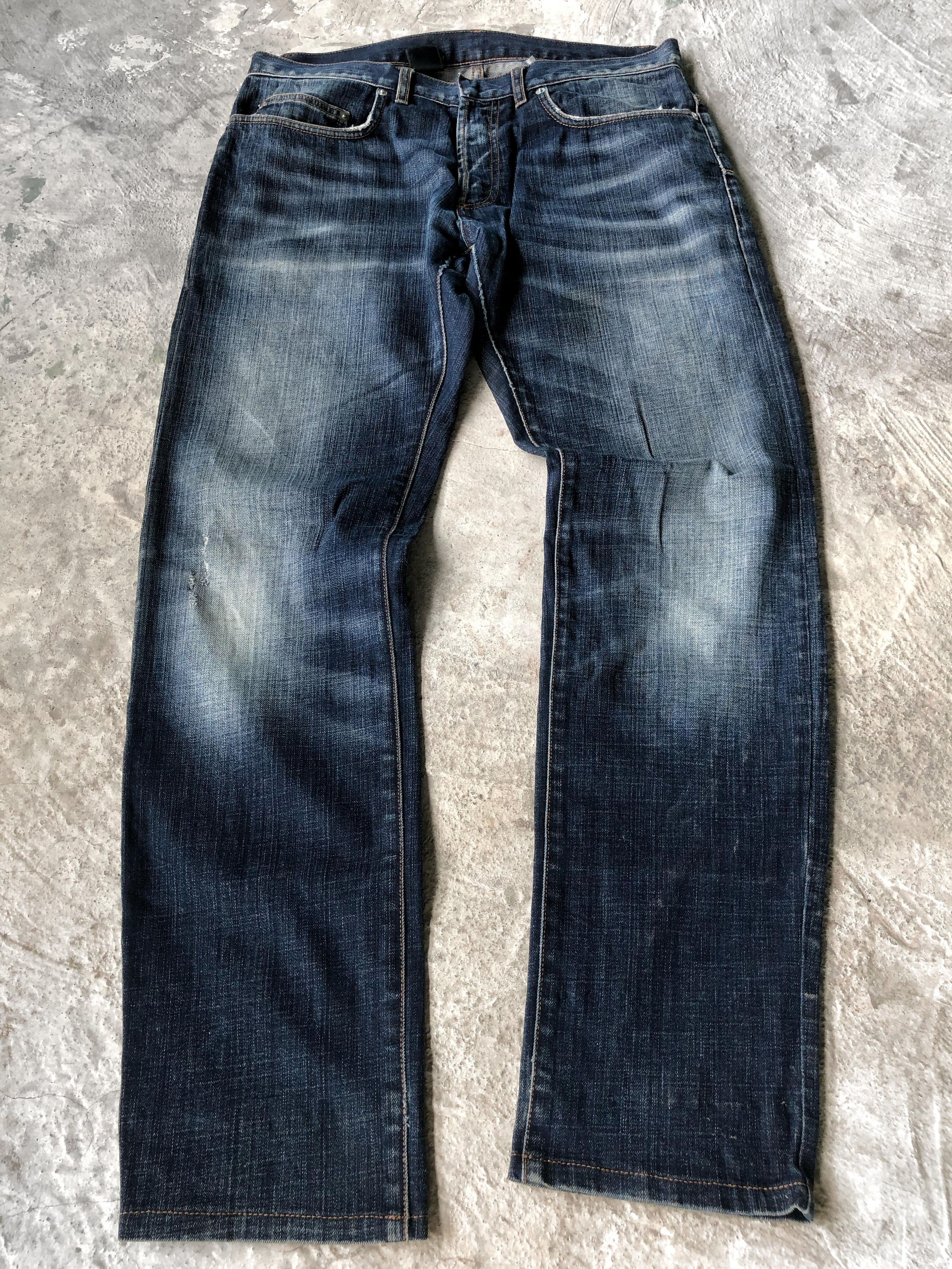 Dior × Hedi Slimane FW 07 Dior Hedi Slimane distressed Jeans Size US 31 - 1 Thumbnail