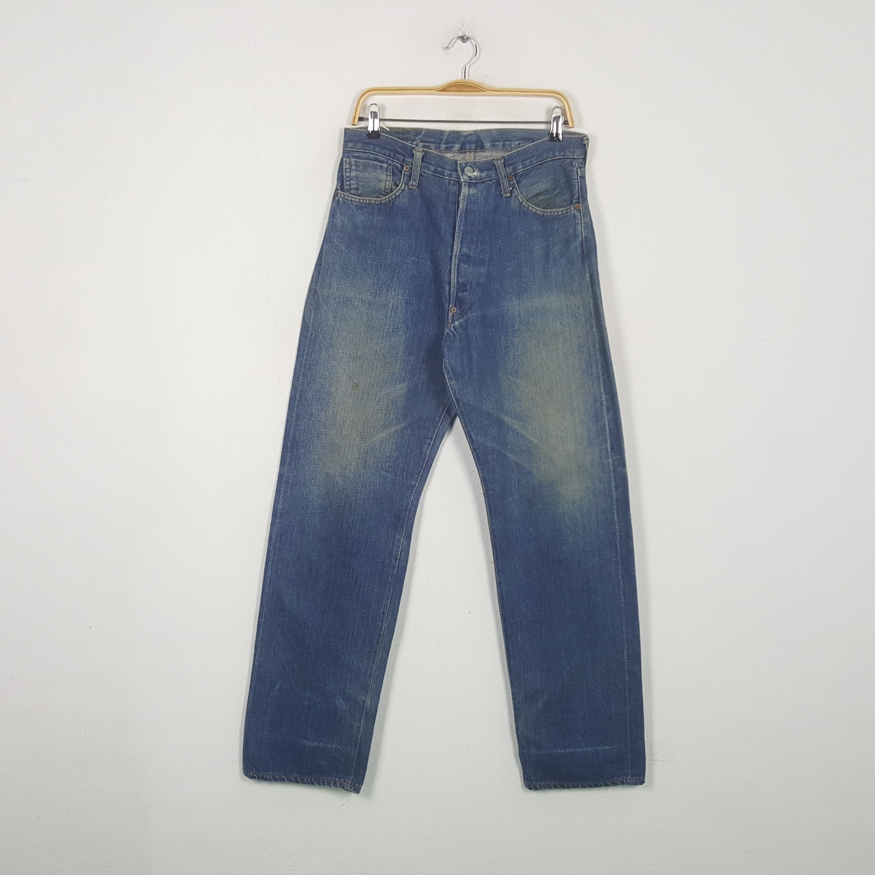 Evisu Vintage Evis Selvedge Daicock Custom Art Denim Jeans RR10 Size US 32 / EU 48 - 4 Thumbnail