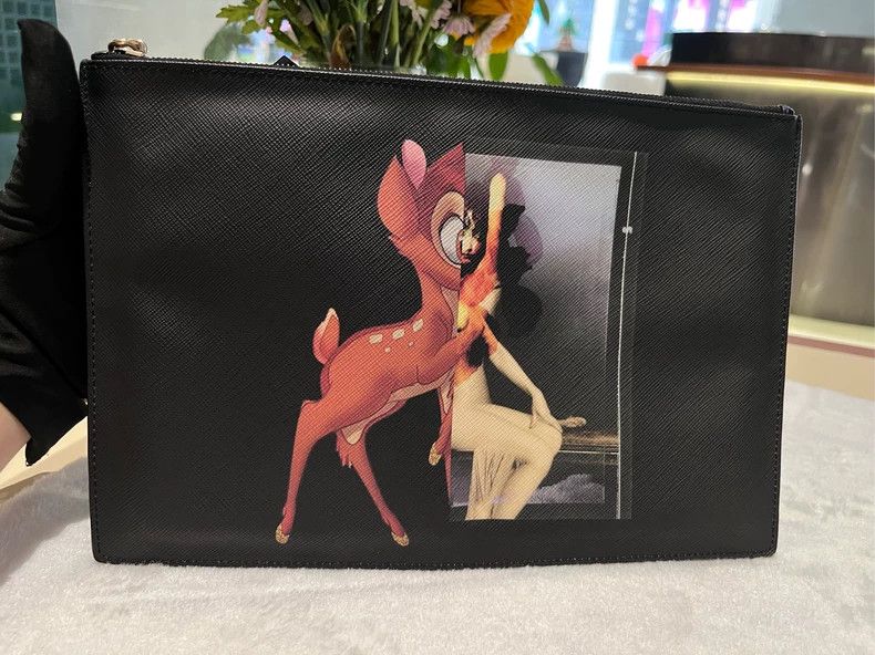 Givenchy Givenchy Deer handbag, limited edition handbag with print Size ONE SIZE - 3 Thumbnail