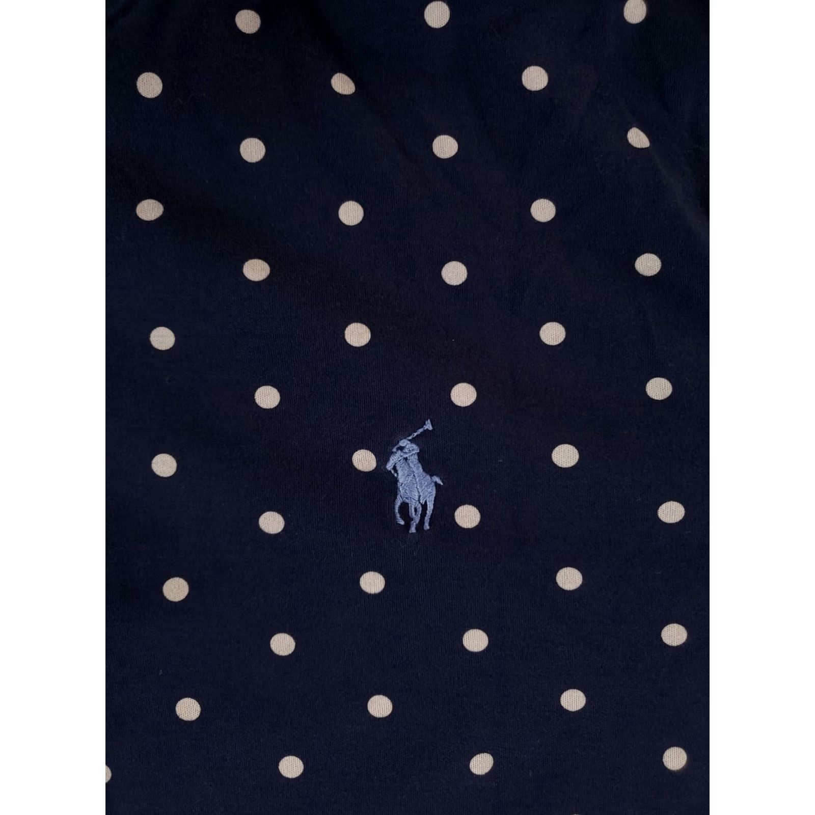 Polo Ralph Lauren Polo Ralph Lauren Polo Shirt Polka Dot Navy Blue White Short Sleeve Mens L Size US L / EU 52-54 / 3 - 2 Thumbnail