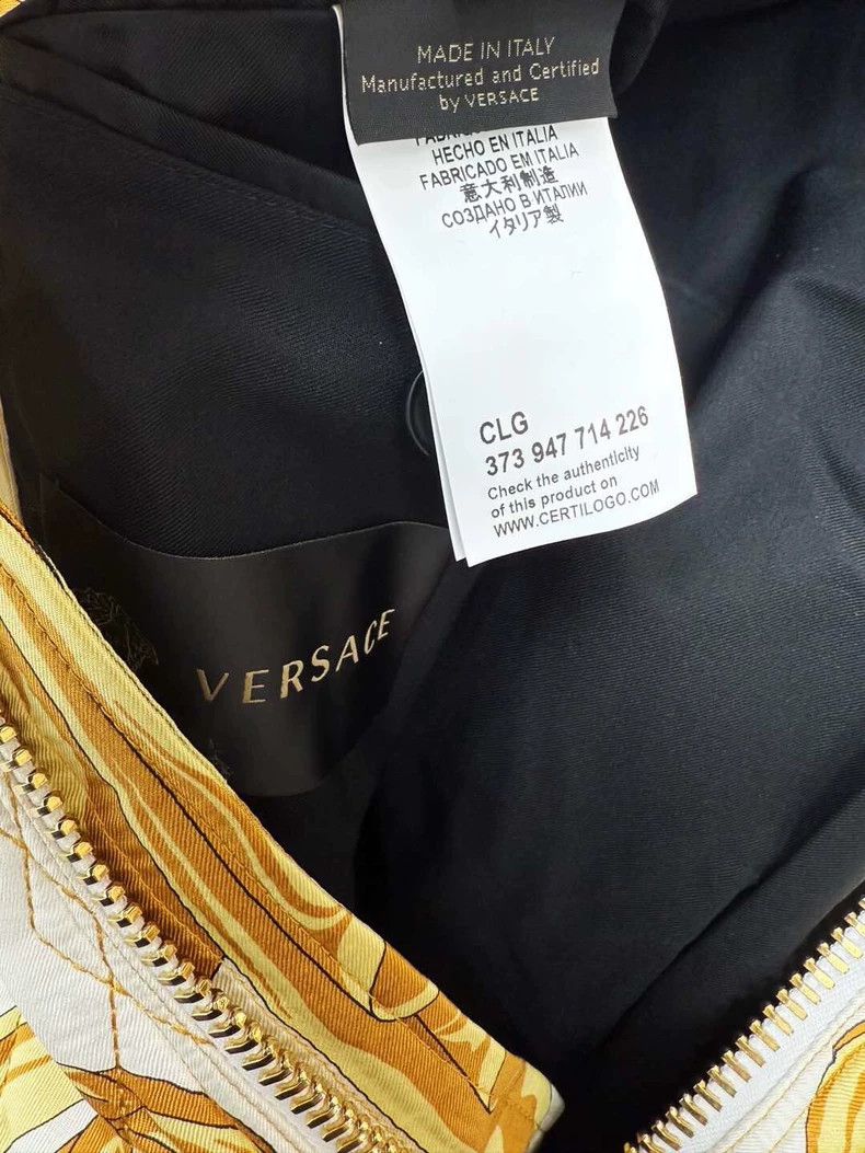 Versace Versace Mulberry silk cotton jacket Size US S / EU 44-46 / 1 - 8 Thumbnail