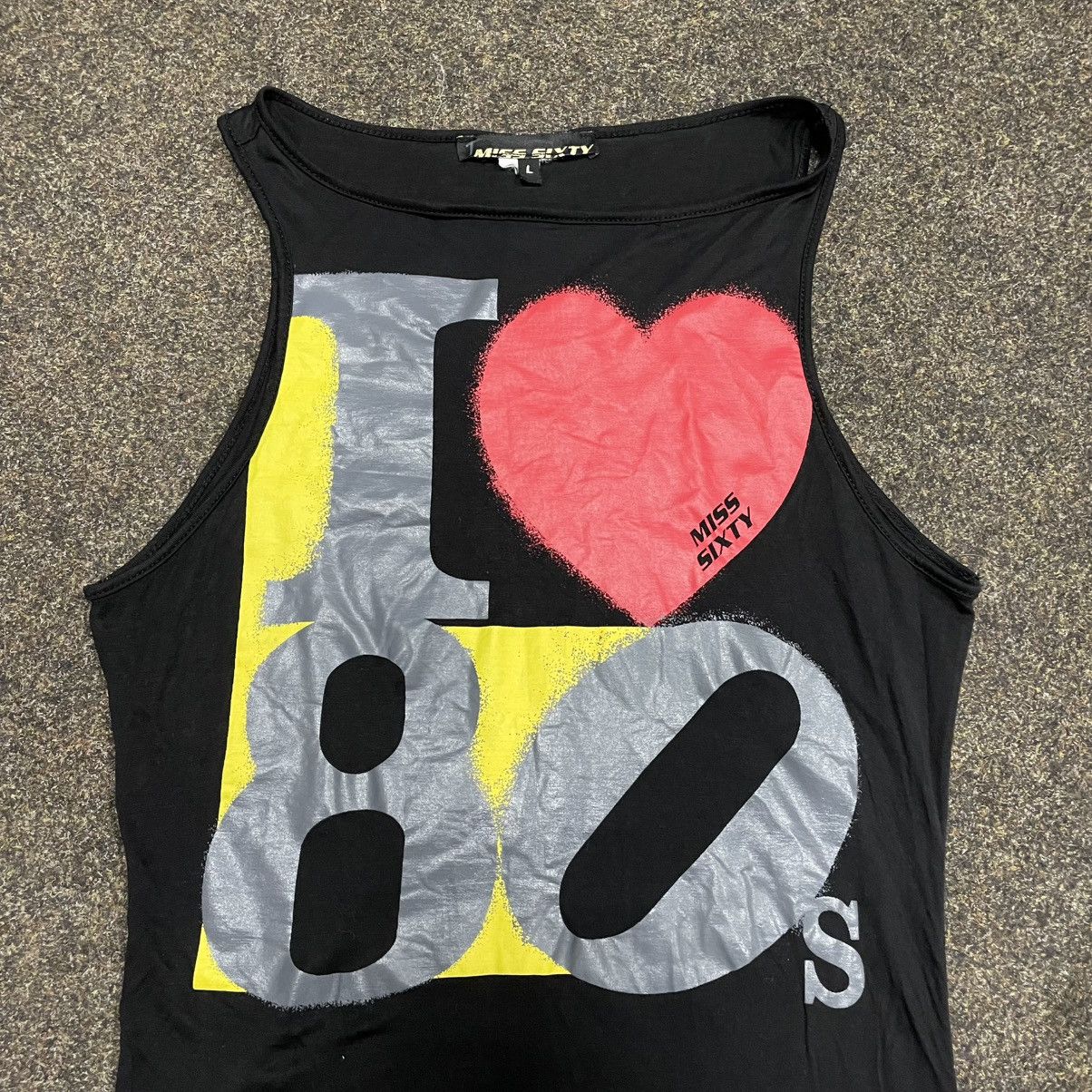 Vintage Vintage Y2K TOP LOVE MISS SIXTY CROP USA L Size L / US 10 / IT 46 - 3 Thumbnail