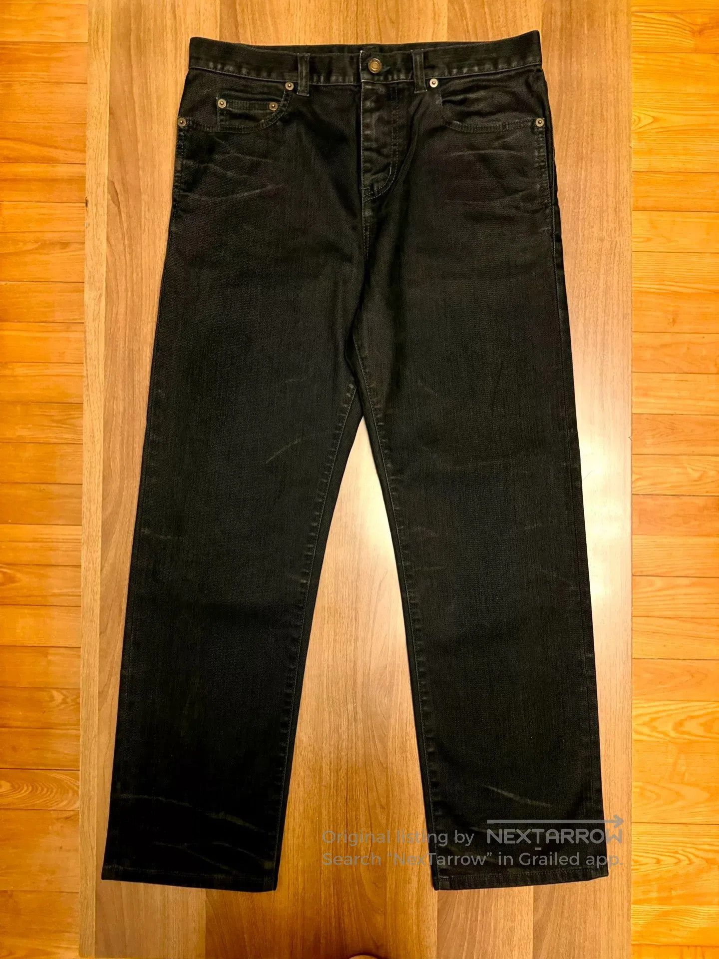 Saint Laurent Paris saint laurent black straight. Size US 29 - 1 Thumbnail