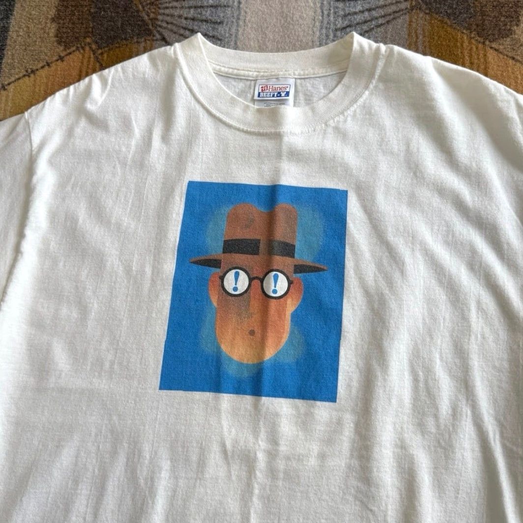Hanes VINTAGE Seattle International Film Festival T-Shirt L Hanes White Short Sleeve Men Regular Solid Y2K Movies Film 2000s 90s Decade Festival Size US L / EU 52-54 / 3 - 4 Thumbnail